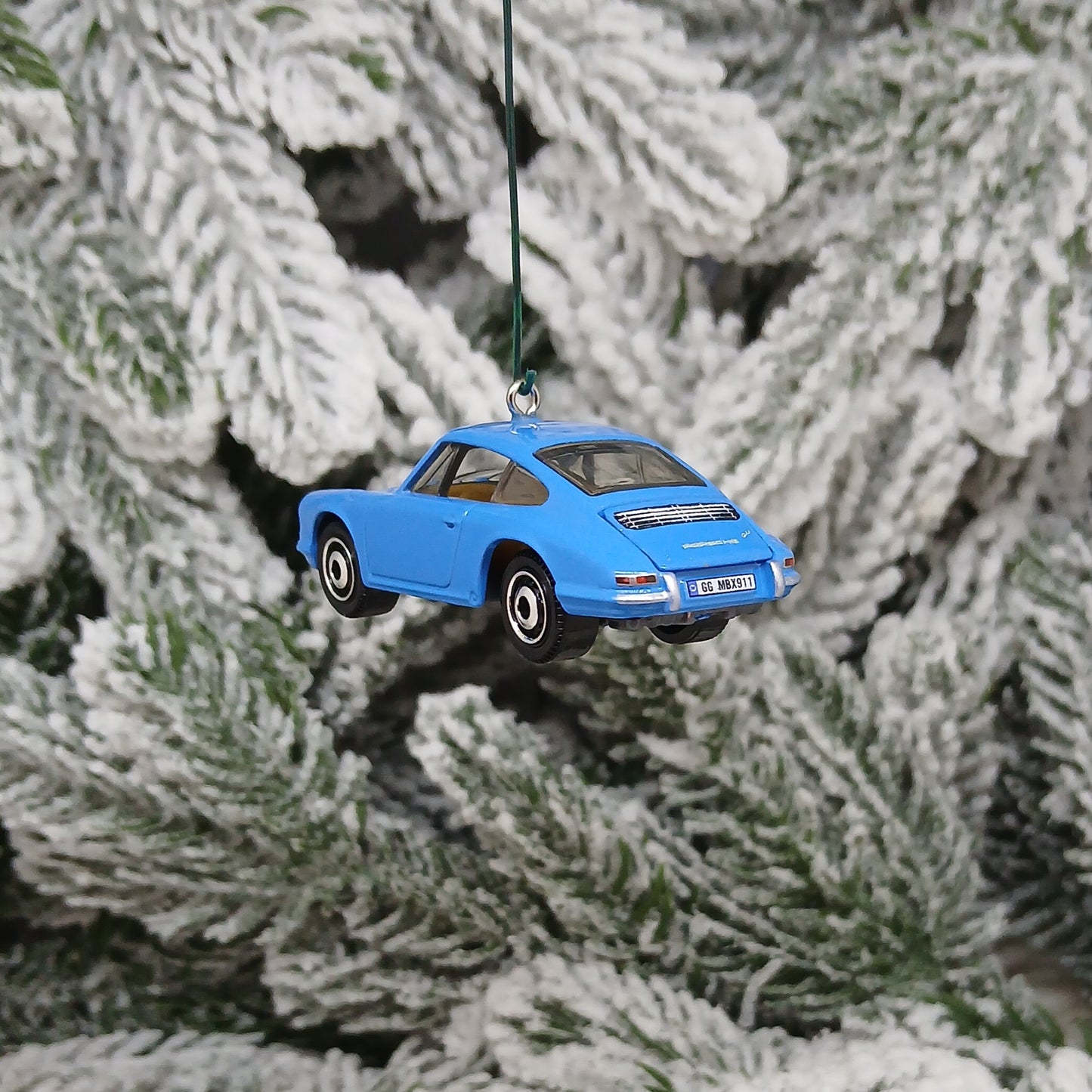 Porsche 1964 911 Ornament Christmas Tree Decoration Unique Gift Blue
