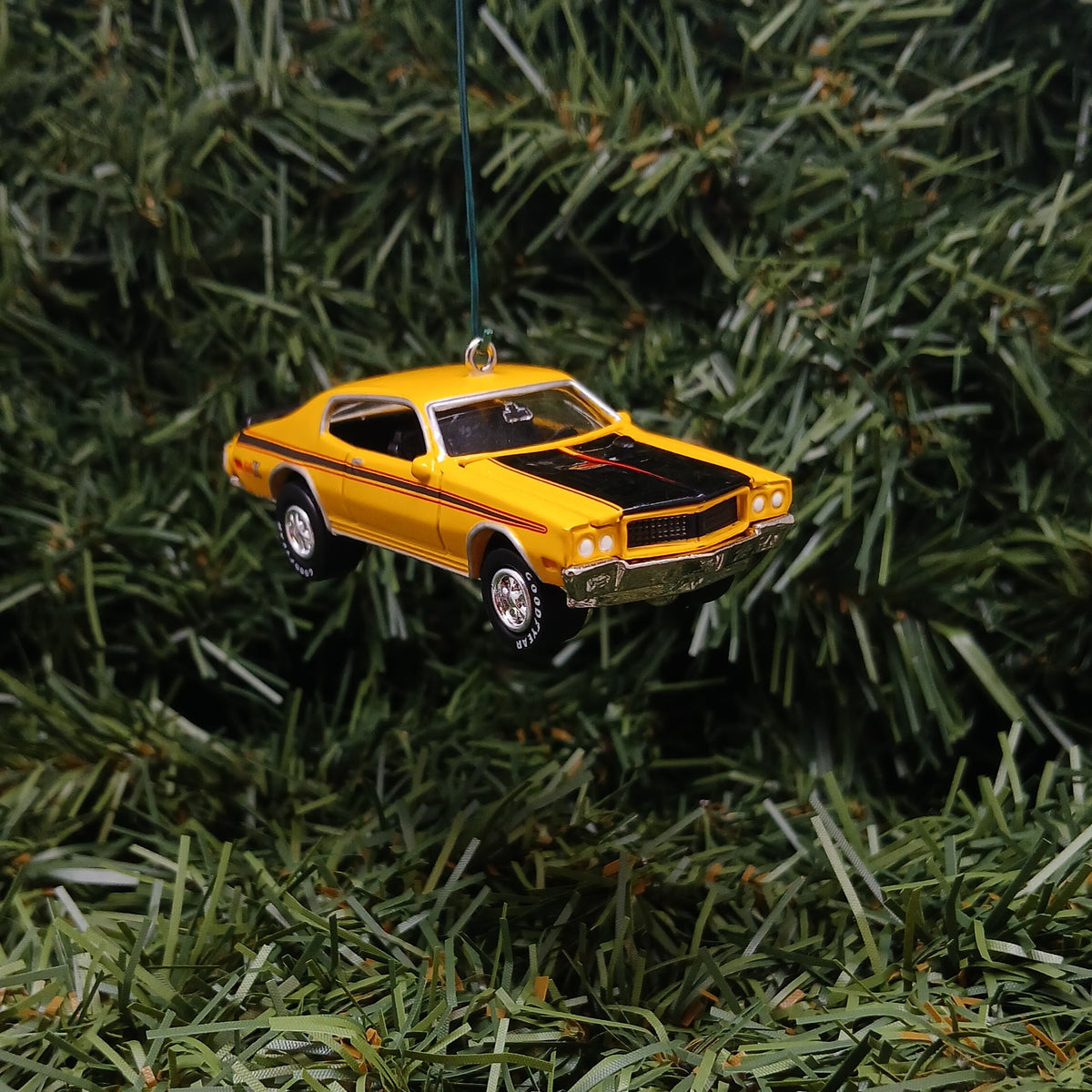 Buick GSX Ornament 1970 Muscle Car Christmas Decoration Classic Car Gift Idea Yellow/Black/Red