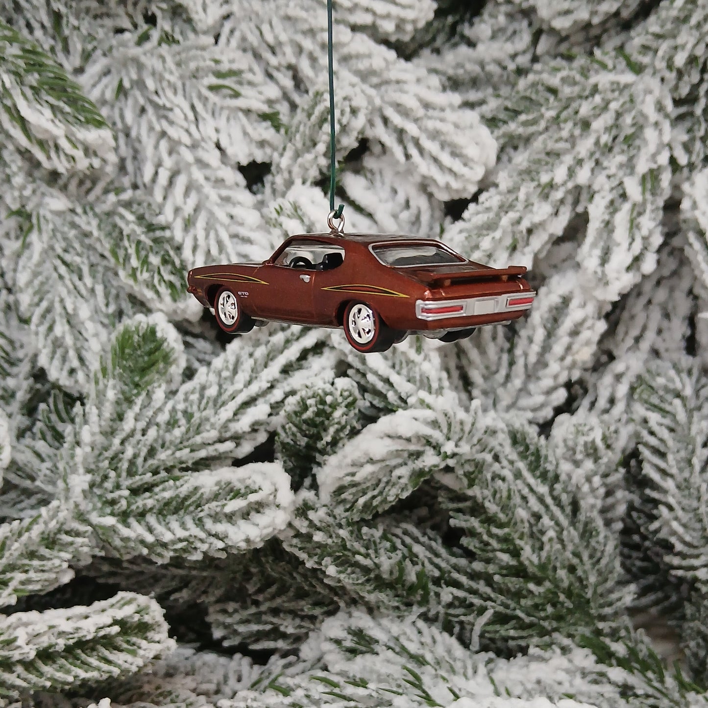 PONTIAC GTO 1971 Ornament Christmas Tree Decoration Unique Gift 455 H.O. Copper/Brown