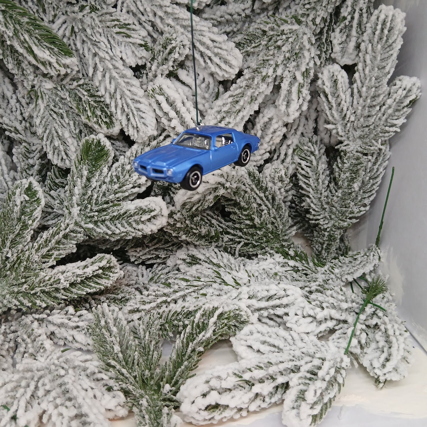 Pontiac Firebird Ornament 1971 Formula Christmas Tree Decoration Unique Xmas Gift Blue
