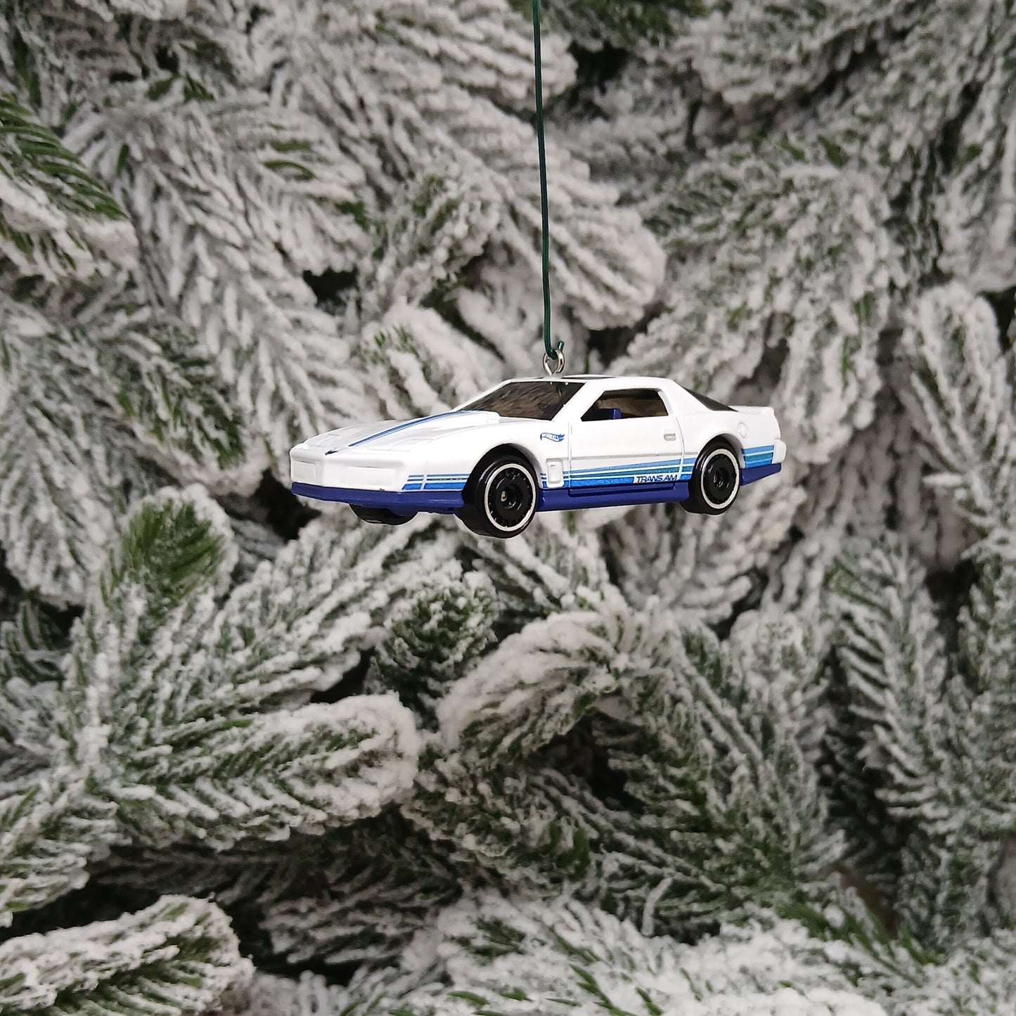 Pontiac Firebird Trans Am 1984 ornament Christmas tree decoration unique automotive xmas gift idea white