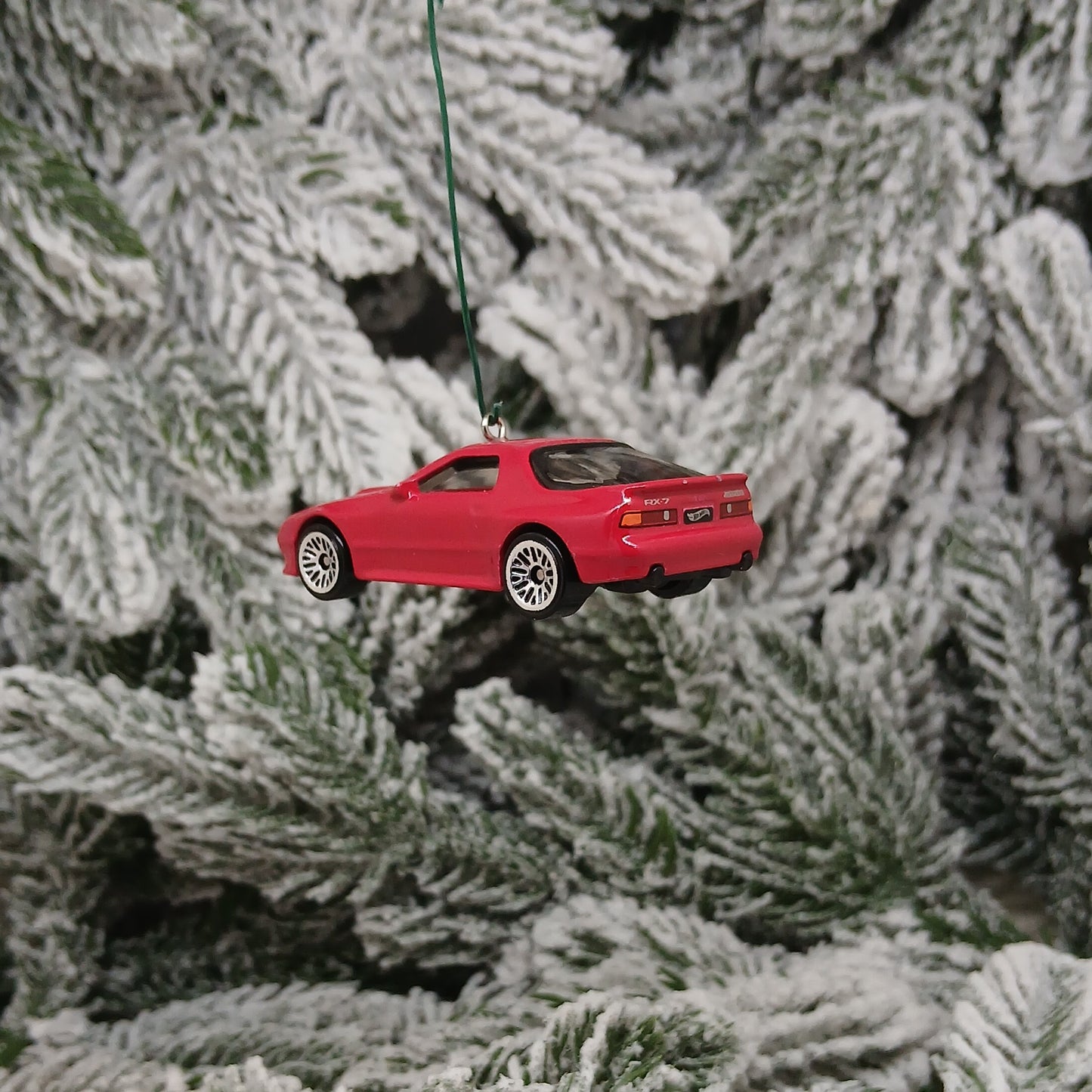 Mazda RX-7 Savanna Christmas Ornament Fun Gift Idea Unique Xmas Tree Decoration 1985-1991