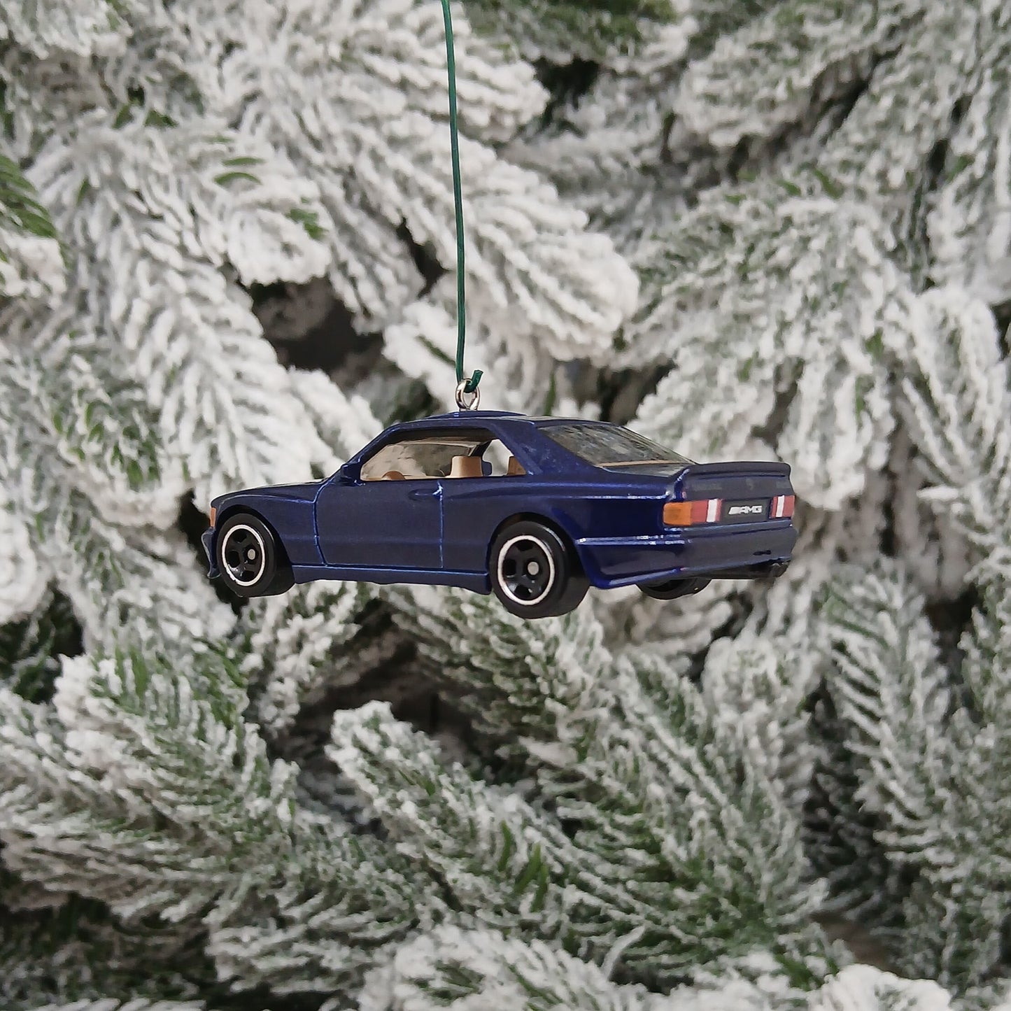 Mercedes Benz Ornament 1989 560 SEC AMG Christmas Tree Gift Decoration Blue