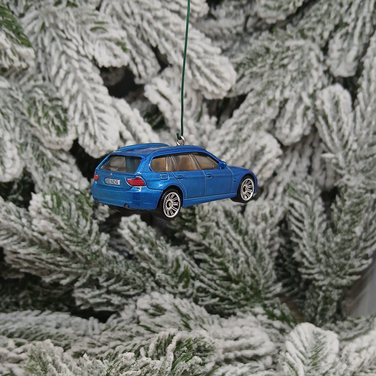BMW 3 Series TOURING 2012 Christmas Gift Idea Unique Car Xmas Tree Decoration 2013-2016 Blue
