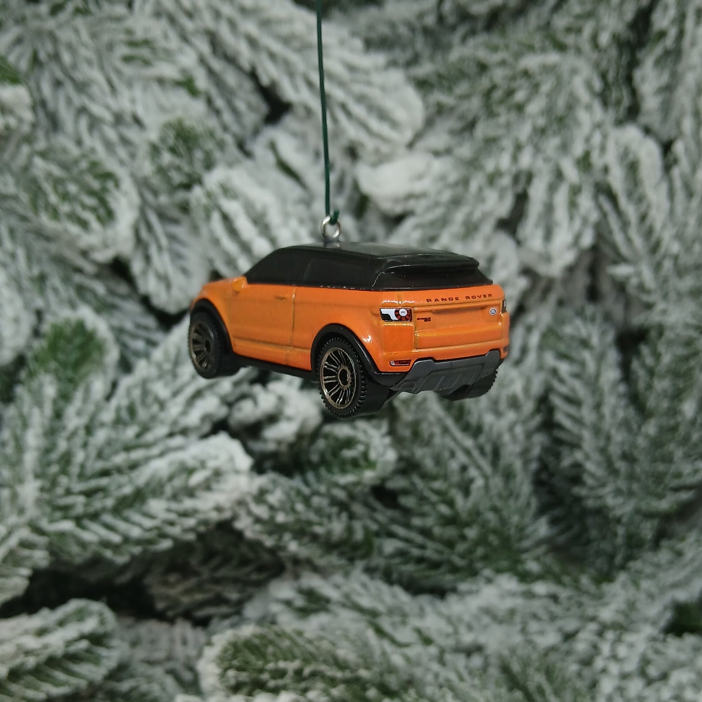 Range Rover 2015 Evoque Ornament Christmas Tree Gift SUV 2012-2018 Orange Red