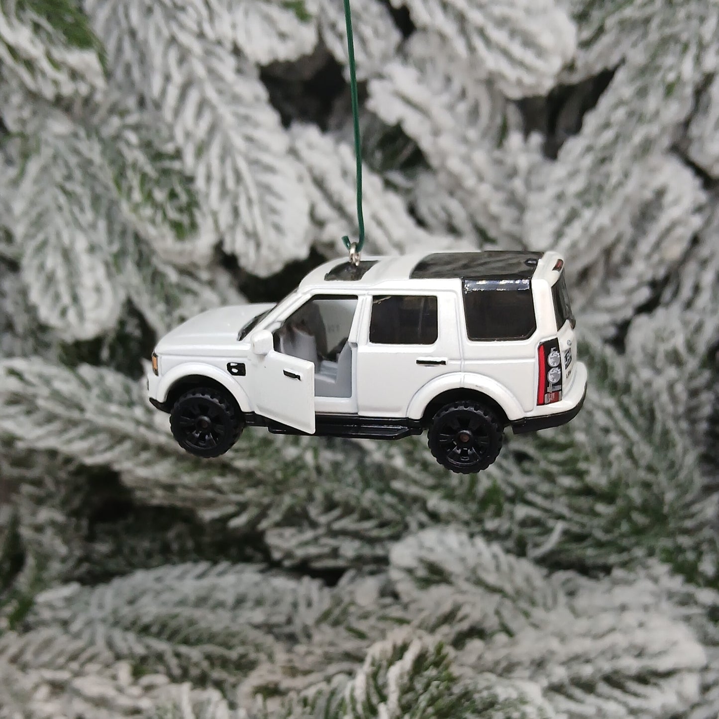 LAND ROVER Ornament 2016 LR4 Christmas Tree Decoration Unique Xmas Gift Idea 4x4 SUV White