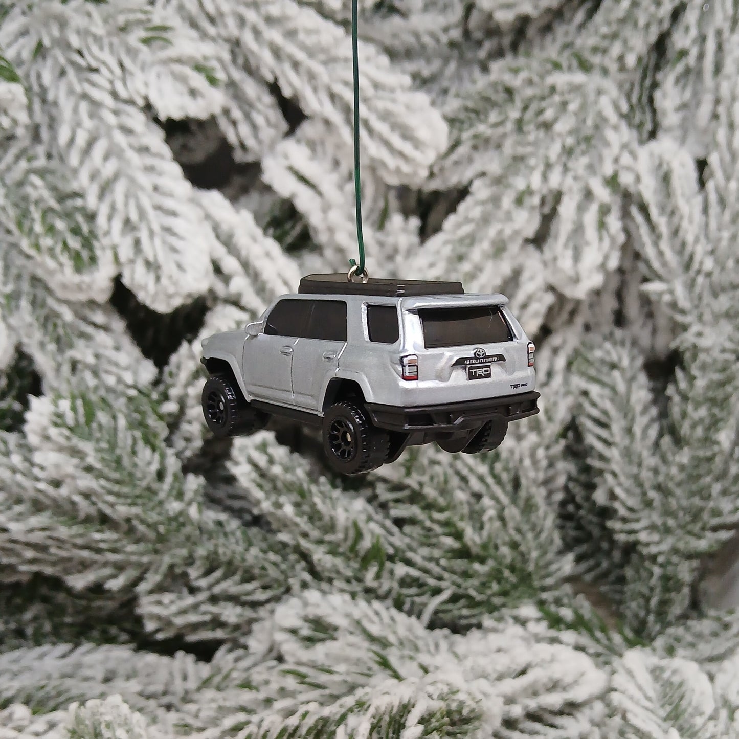 TOYOTA 4RUNNER Ornament Christmas Gift Idea 4 Runner 4x4 SUV 2019 Overland Off Road Silver