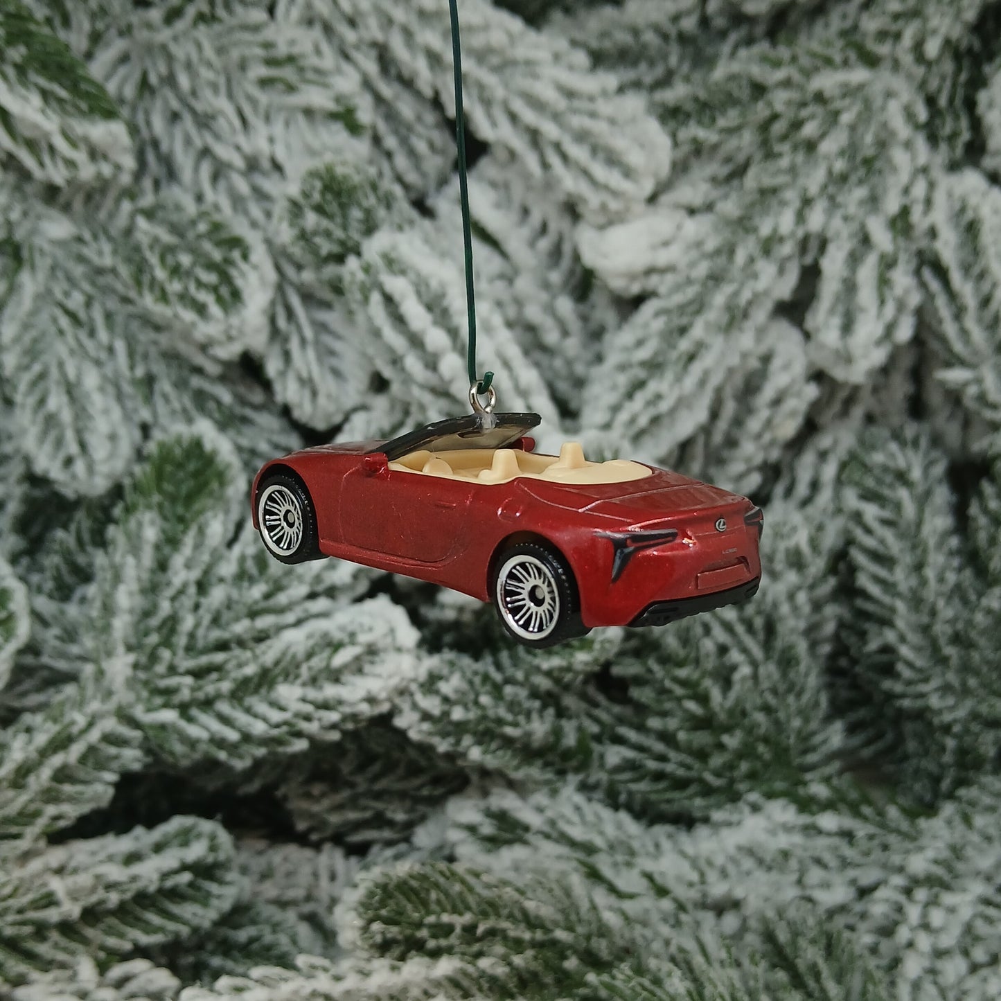 LEXUS LC 500 Ornament Christmas Gift Xmas Tree Decoration Convertible V8 2021-2026 Blue Red