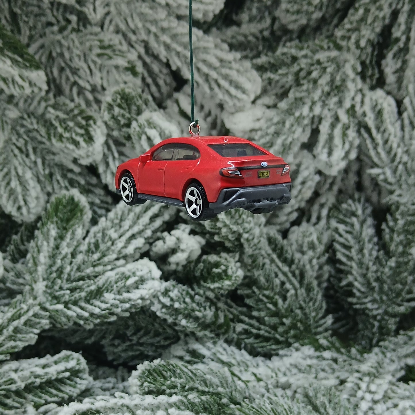 SUBARU WRX 2024 S4 STI Christmas Ornament Unique Gift Idea Xmas Tree Decoration Red