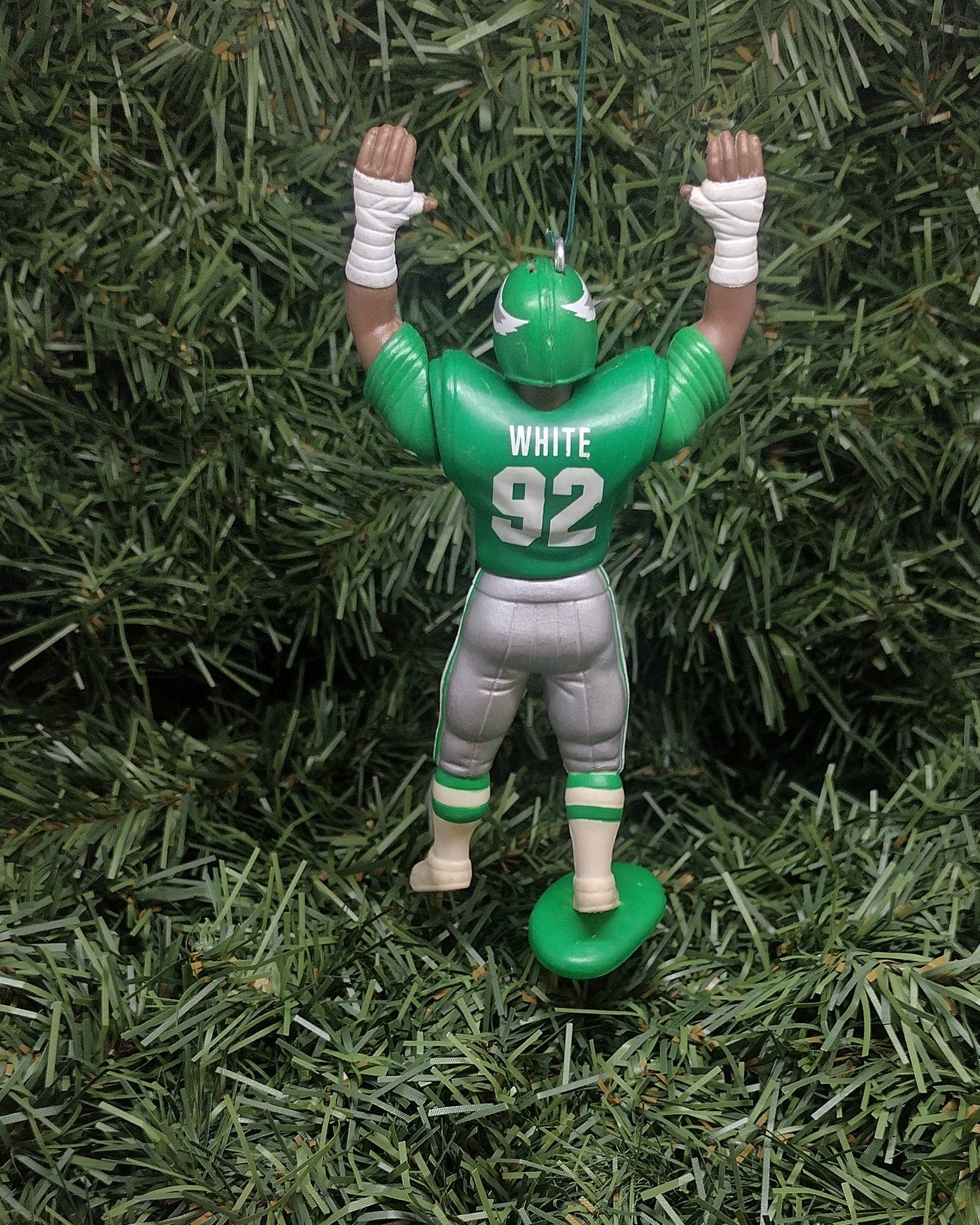 Reggie White PHILADELPHIA EAGLES NFL Christmas Ornament Gift Football Figure