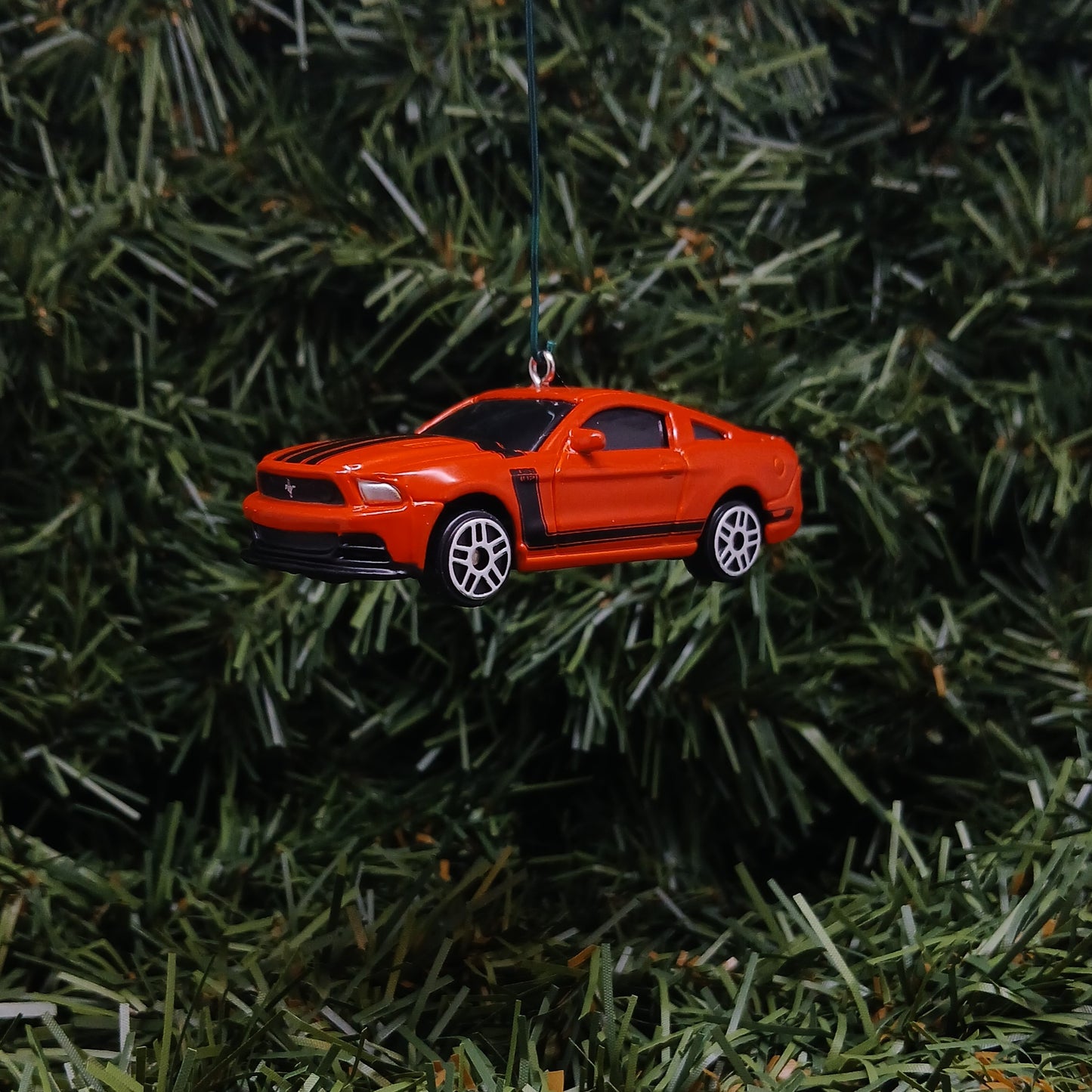 Ford Mustang Boss 302 Ornament Christmas Tree Decoration Xmas Gift Orange