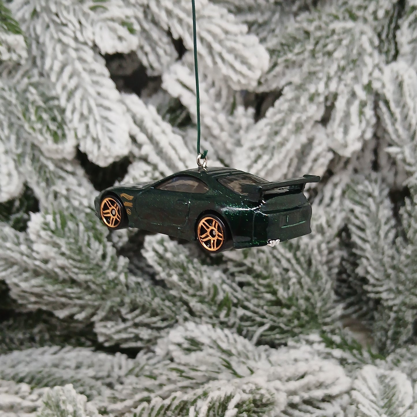 TOYOTA SUPRA Ornament Christmas Tree Decoration Gift Green 1994-1998