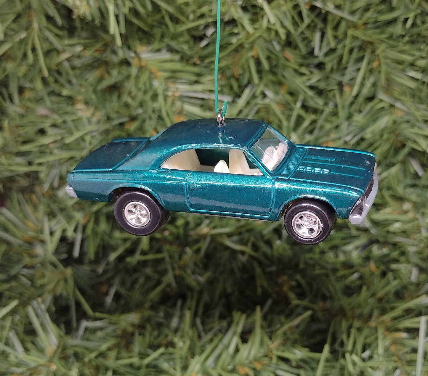 Chevy Malibu Ornament 1966 Chevrolet Christmas tree decoration fun automotive gift for car enthusiast or man cave tree