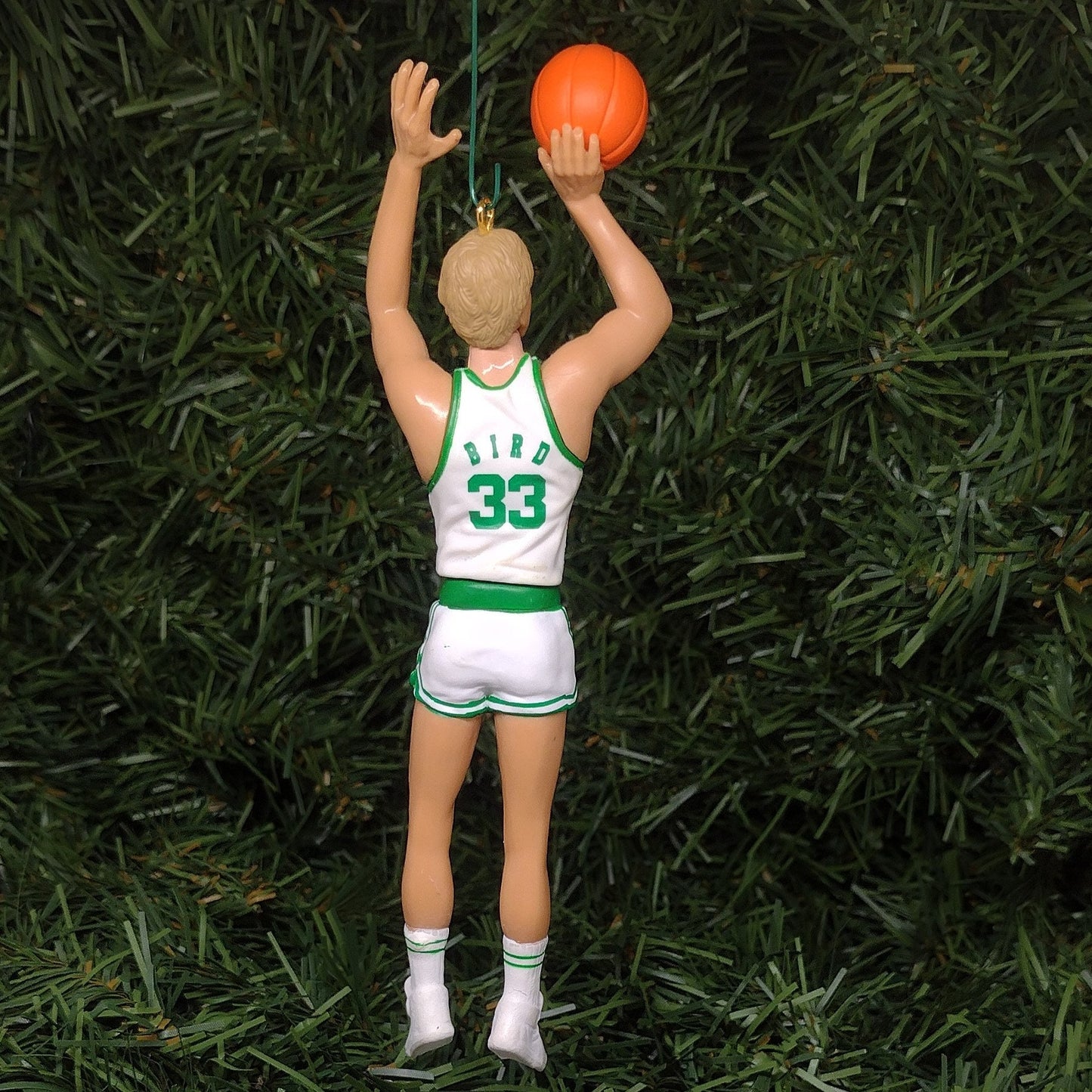 Larry Bird BOSTON CELTICS Ornament Christmas tree decoration NBA basketball figure unique Xmas gift idea