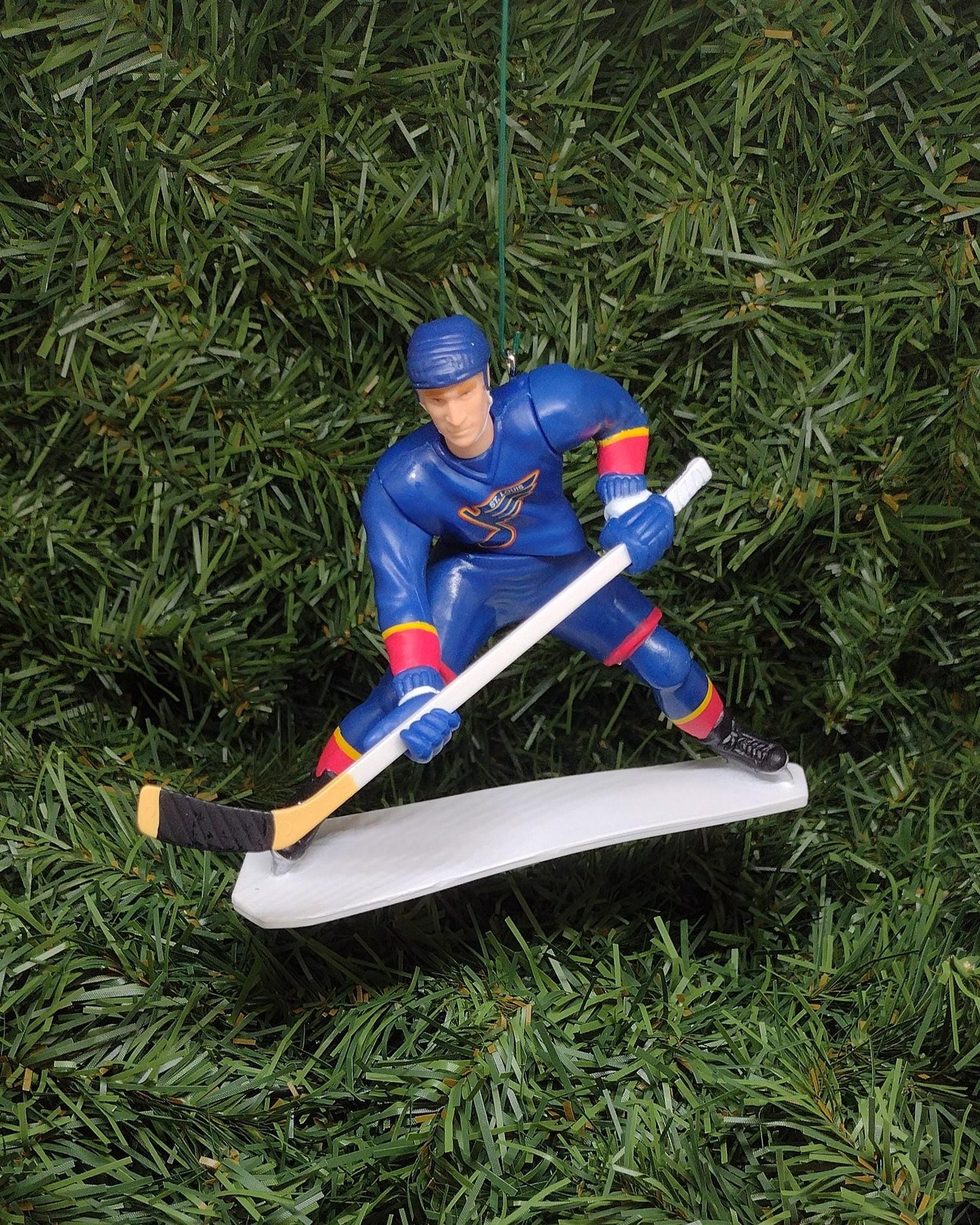 SAINT LOUIS BLUES Christmas Ornaments Brett Hull/Al MacInnis/Grant Fuhr/Brendan Shanahan/Chris Pronger Nhl Unique Gift Idea