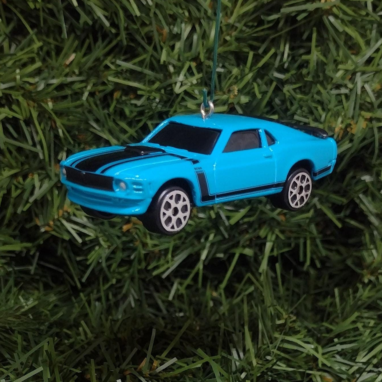Ford Mustang Ornament 1970 Boss 302 Christmas Tree Decoration fun automotive gift for car enthusiast /man cave tree unique xmas idea