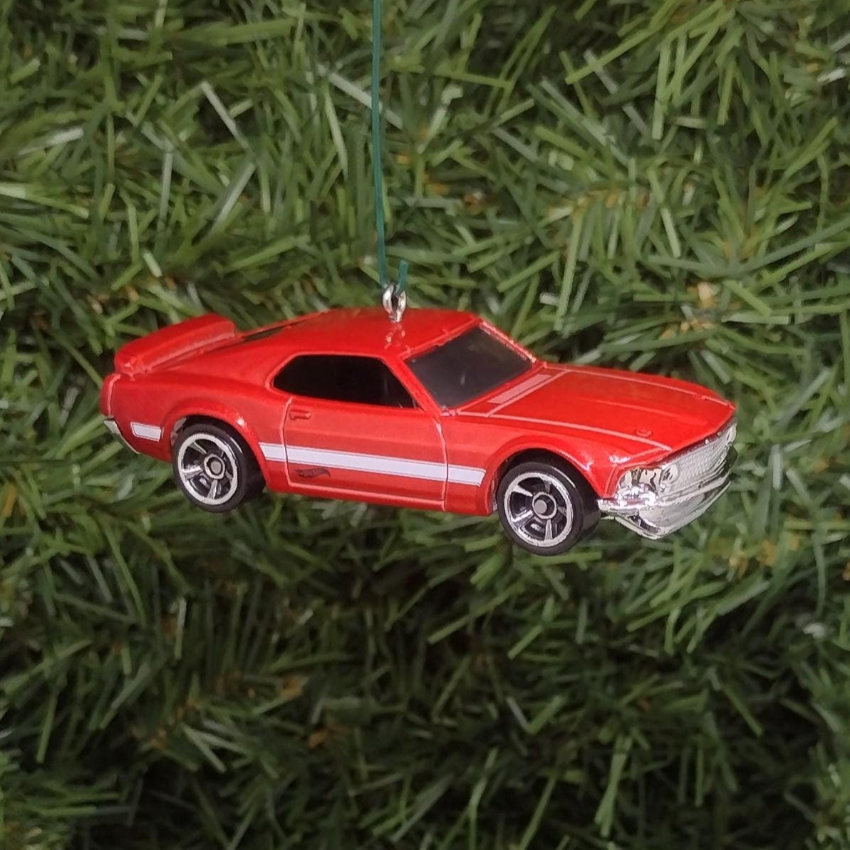 Ford Mustang Ornament 1969 Boss 302 Christmas Tree Decoration fun automotive gift for car enthusiast /man cave tree unique xmas idea