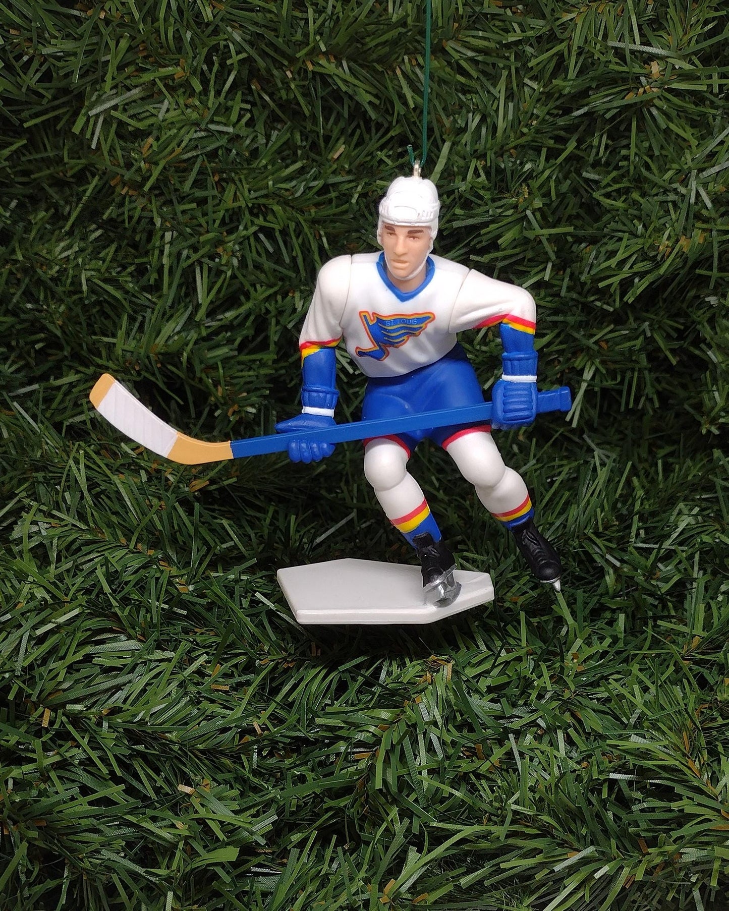 SAINT LOUIS BLUES Christmas Ornaments Brett Hull/Al MacInnis/Grant Fuhr/Brendan Shanahan/Chris Pronger Nhl Unique Gift Idea