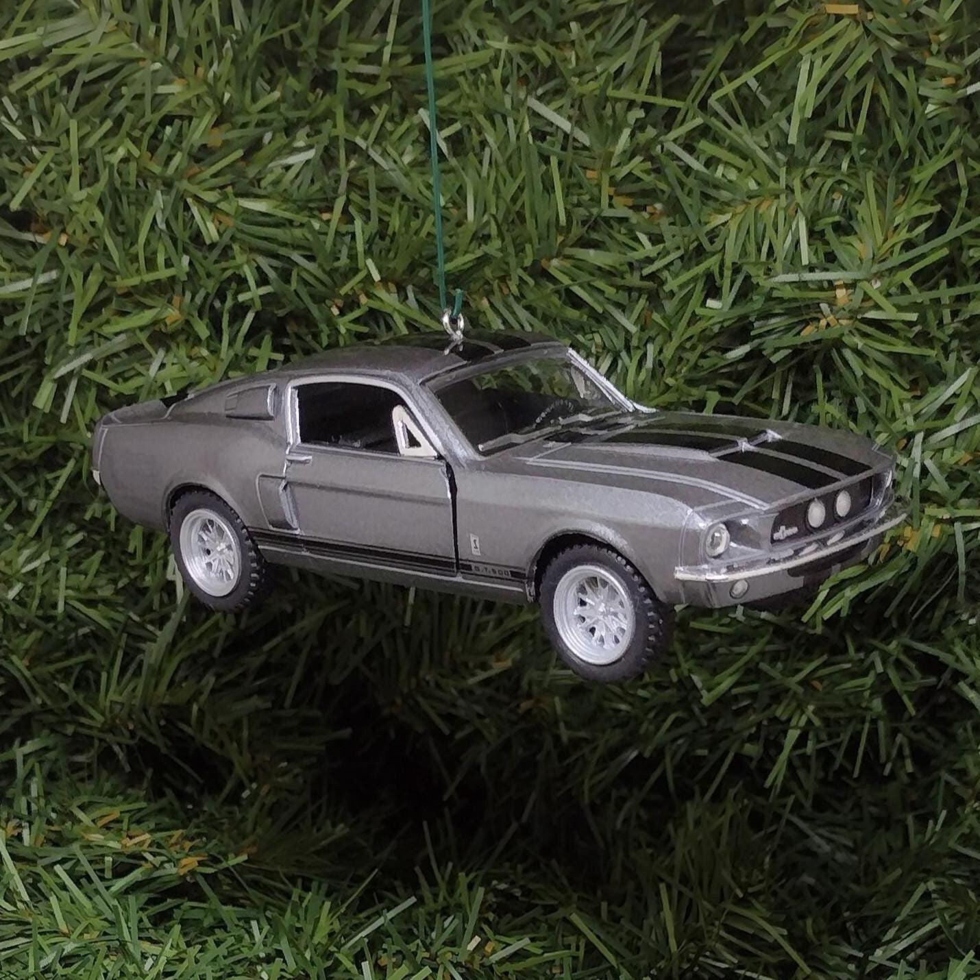 Ford Mustang Ornament Christmas Gift Idea 1967 Shelby GT 500 Fun Automotive Xmas tree Decoration 5 inches long