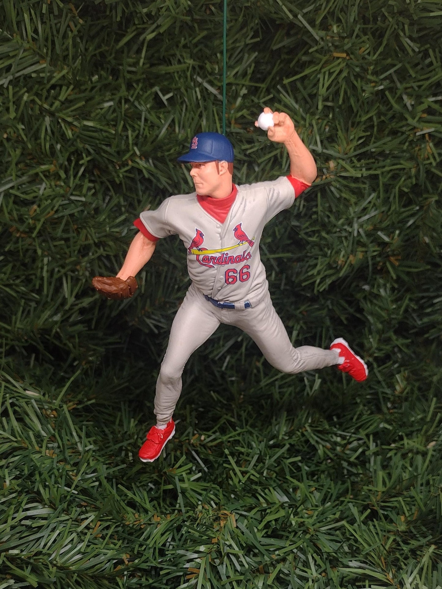 SAINT LOUIS CARDINALS Christmas Ornaments Vince Coleman-Rick Ankiel-Ray Lankford Scott Rolen Mlb Baseball figure Xmas Tree Gift