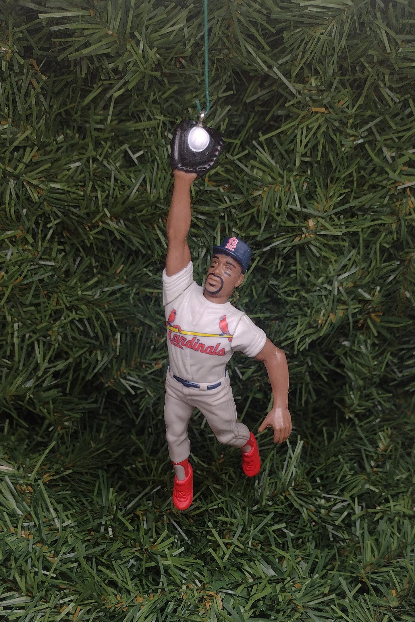 SAINT LOUIS CARDINALS Christmas Ornaments Vince Coleman-Rick Ankiel-Ray Lankford Scott Rolen Mlb Baseball figure Xmas Tree Gift