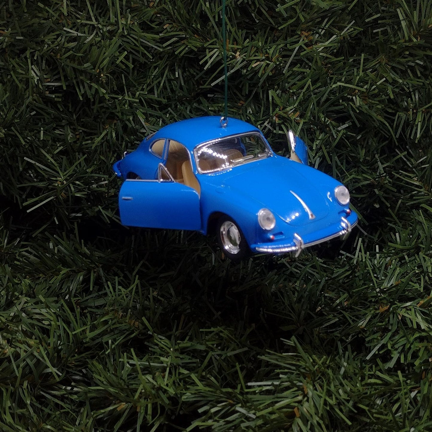 PORSCHE 356 B/C Ornament Christmas Tree Decoration Unique Gift Idea 1962-1965 Blue Cream