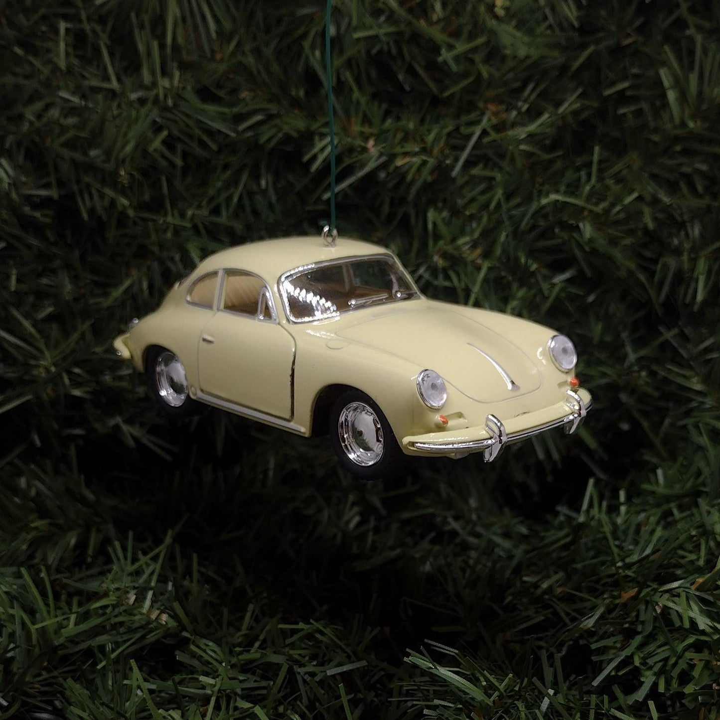 PORSCHE 356 B/C Ornament Christmas Tree Decoration Unique Gift Idea 1962-1965 Blue Cream