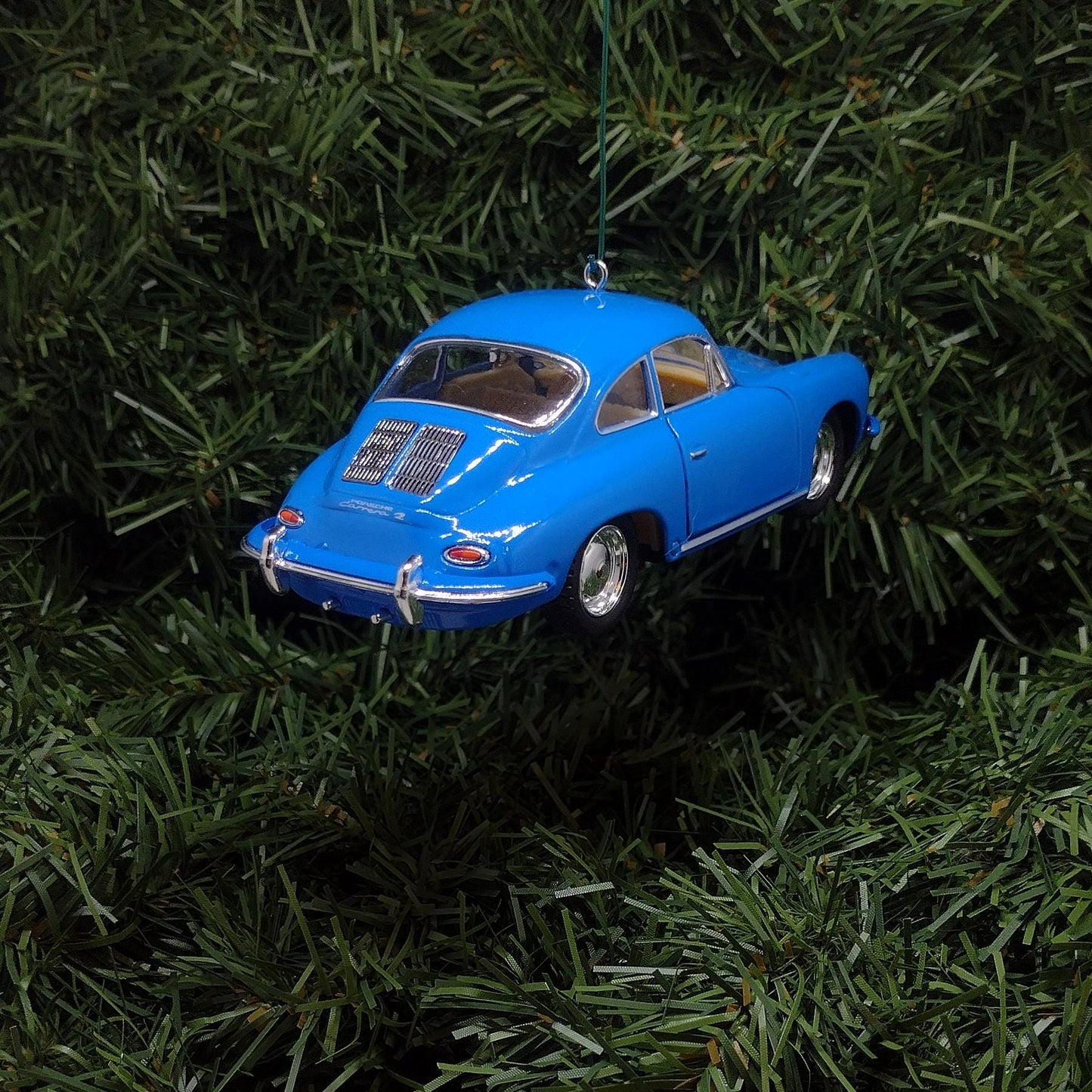 PORSCHE 356 B/C Ornament Christmas Tree Decoration Unique Gift Idea 1962-1965 Blue Cream