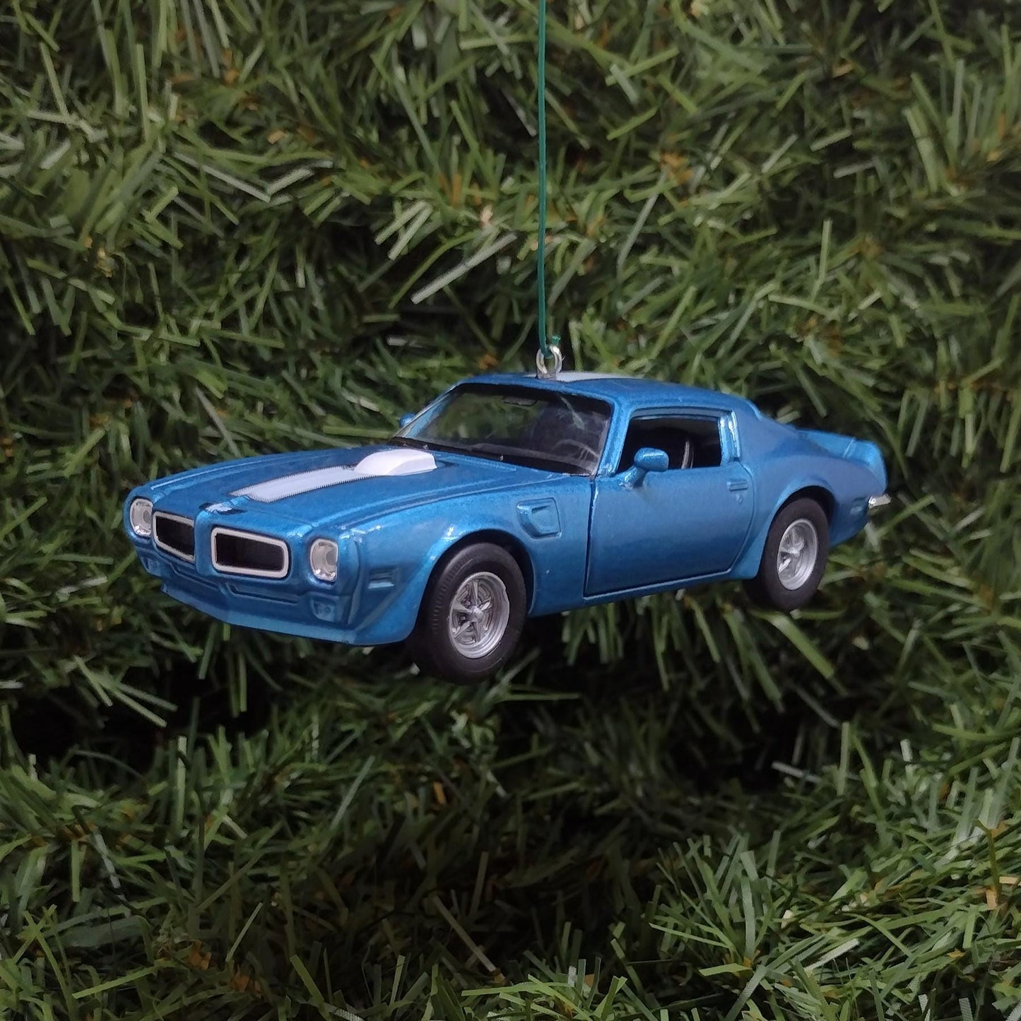 PONTIAC Firebird Trans Am 1972 Ornament Christmas Tree Decoration Fun Car Gift Unique Xmas Present Blue