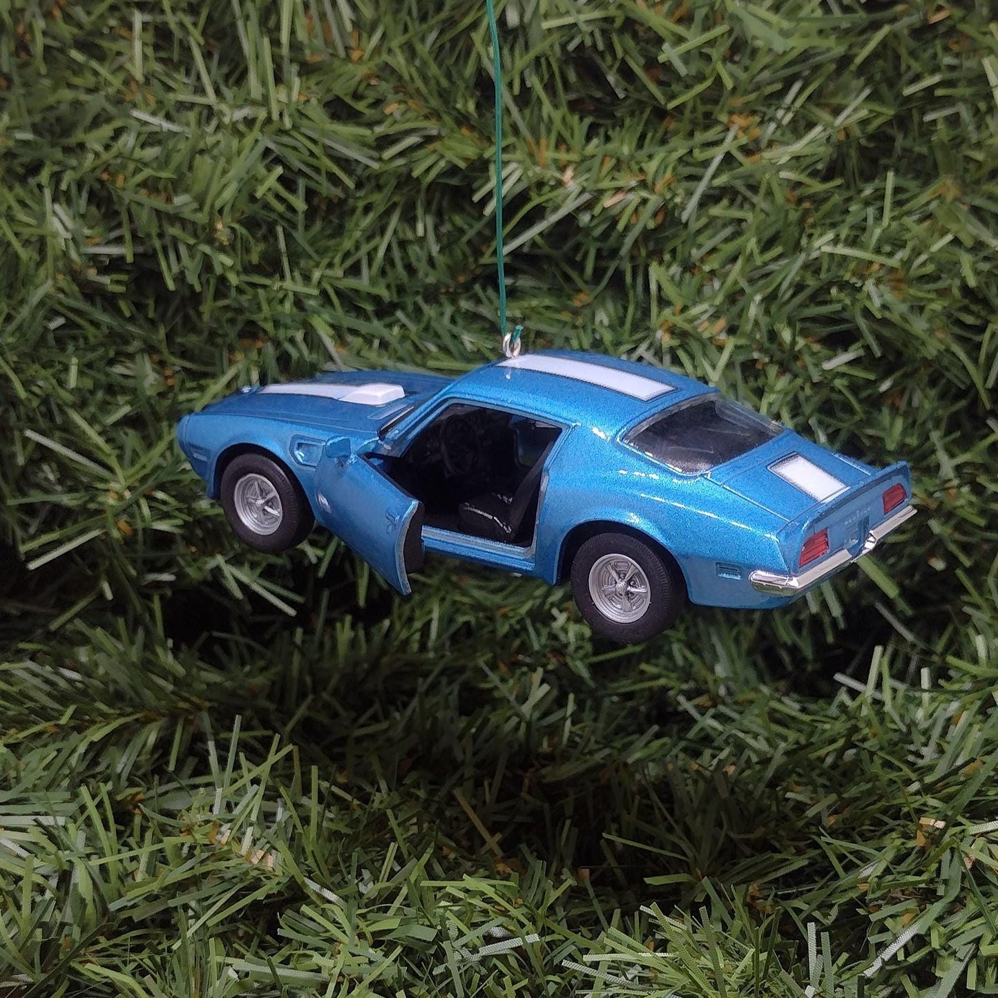 PONTIAC Firebird Trans Am 1972 Ornament Christmas Tree Decoration Fun Car Gift Unique Xmas Present Blue