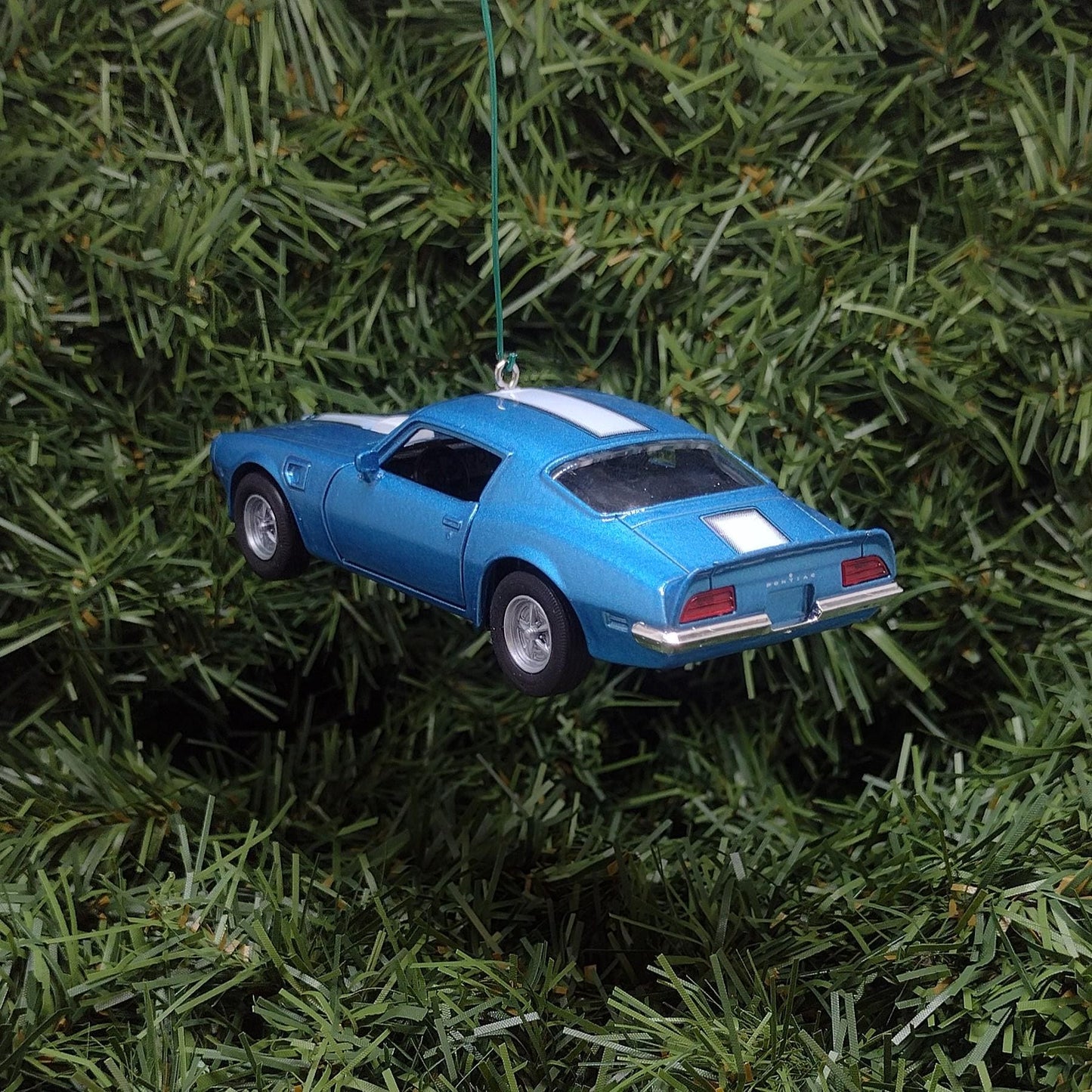 PONTIAC Firebird Trans Am 1972 Ornament Christmas Tree Decoration Fun Car Gift Unique Xmas Present Blue