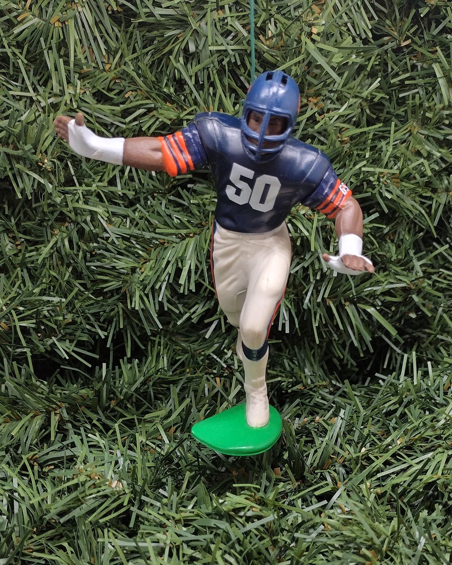 Mike Singletary CHICAGO BEARS Christmas tree ornament xmas nfl football figure unique gift idea