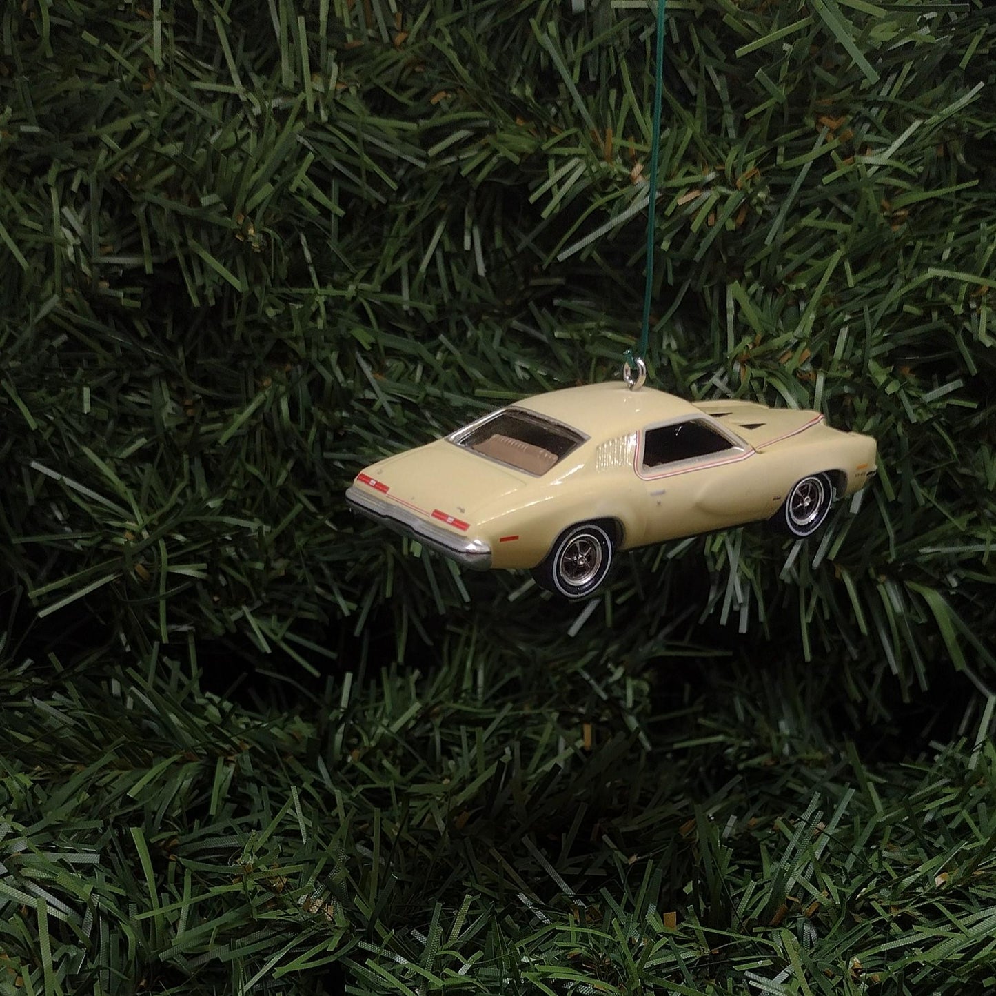 PONTIAC GRAND AM 1973 Christmas Tree Decoration Unique Xmas Gift Idea Mesa Tan Color Nicely Detailed 1974 1975