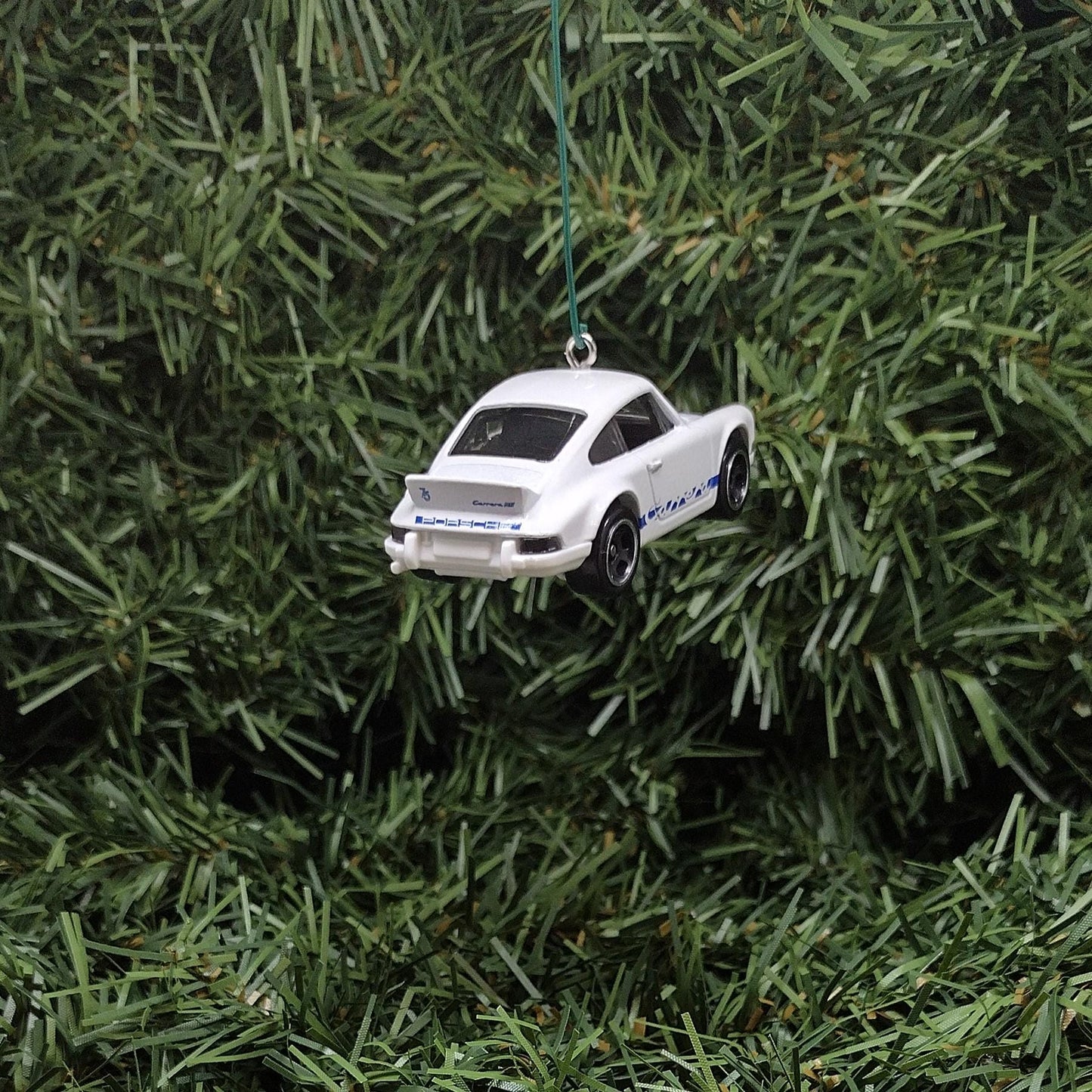 PORSCHE 911 Carrera RS 2.7 Ornament Christmas Tree Decoration Unique Gift Idea White Yellow Orange