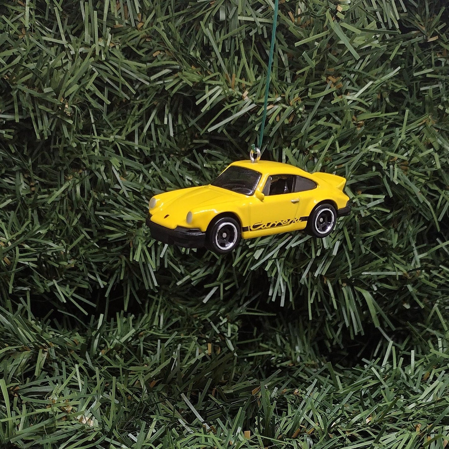 PORSCHE 911 Carrera RS 2.7 Ornament Christmas Tree Decoration Unique Gift Idea White Yellow Orange