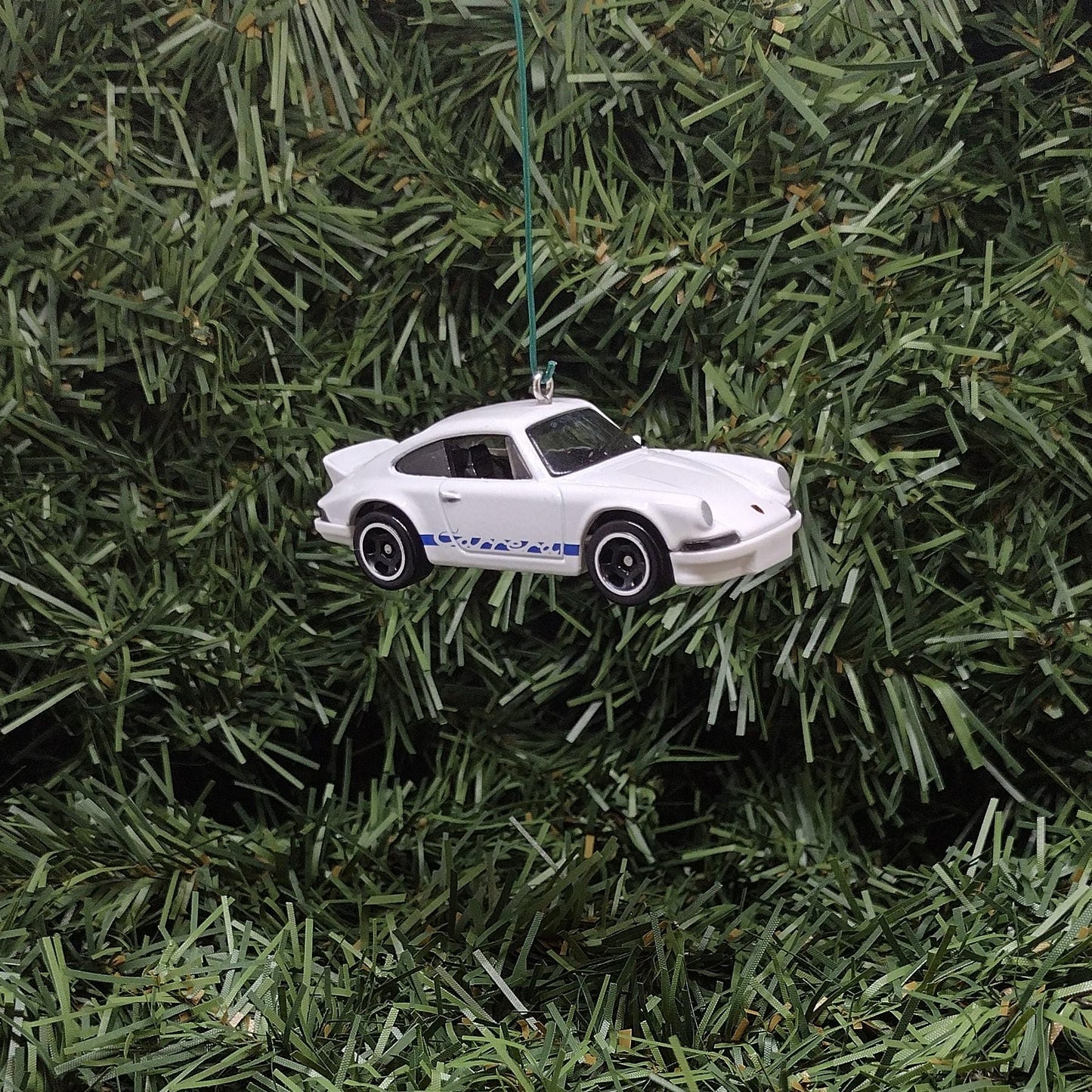 PORSCHE 911 Carrera RS 2.7 Ornament Christmas Tree Decoration Unique Gift Idea White Yellow Orange