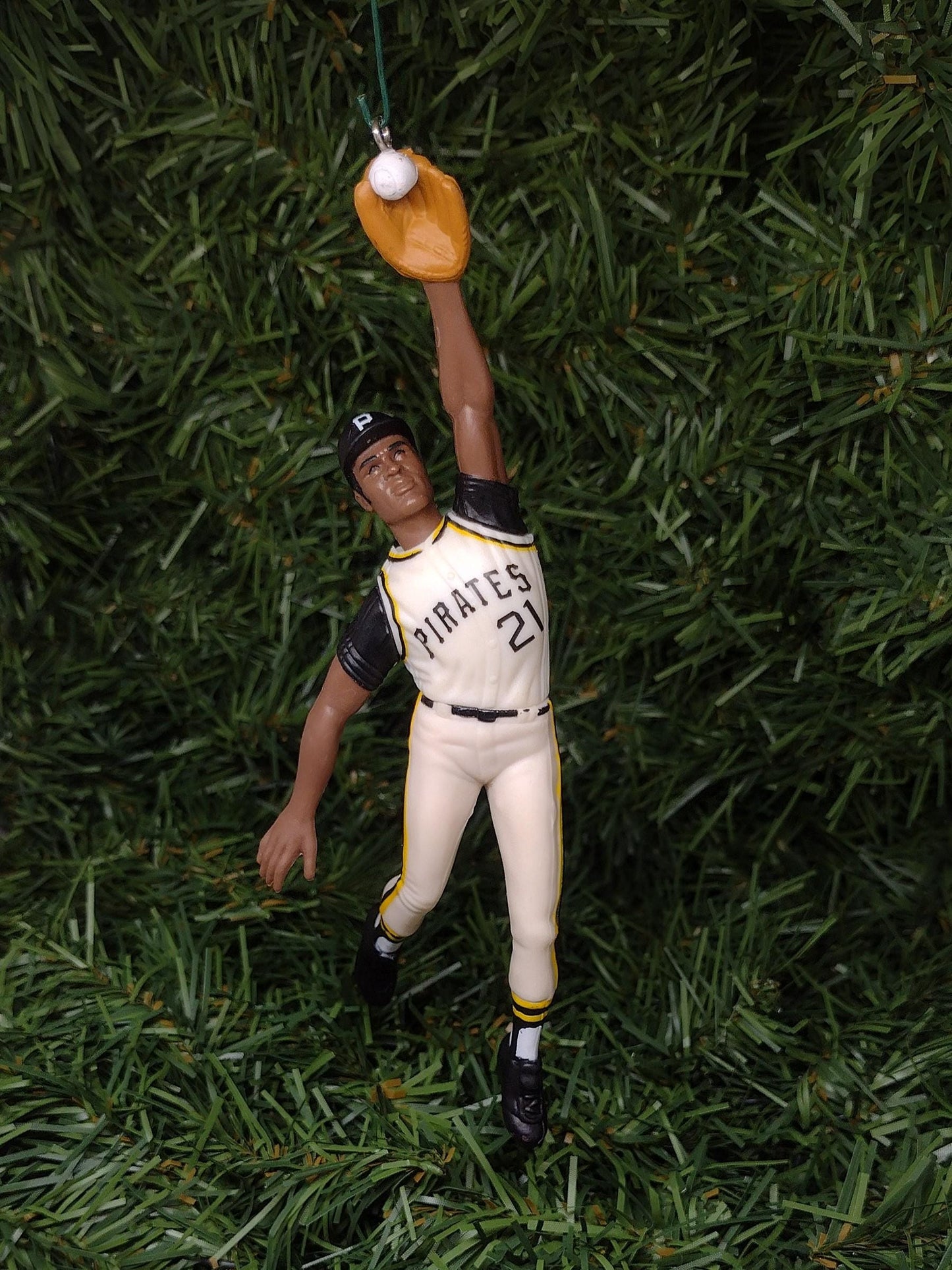 Roberto Clemente Pittsburgh Pirates Ornament Christmas Gift Idea MLB Baseball Figure Unique Xmas Tree Decoration