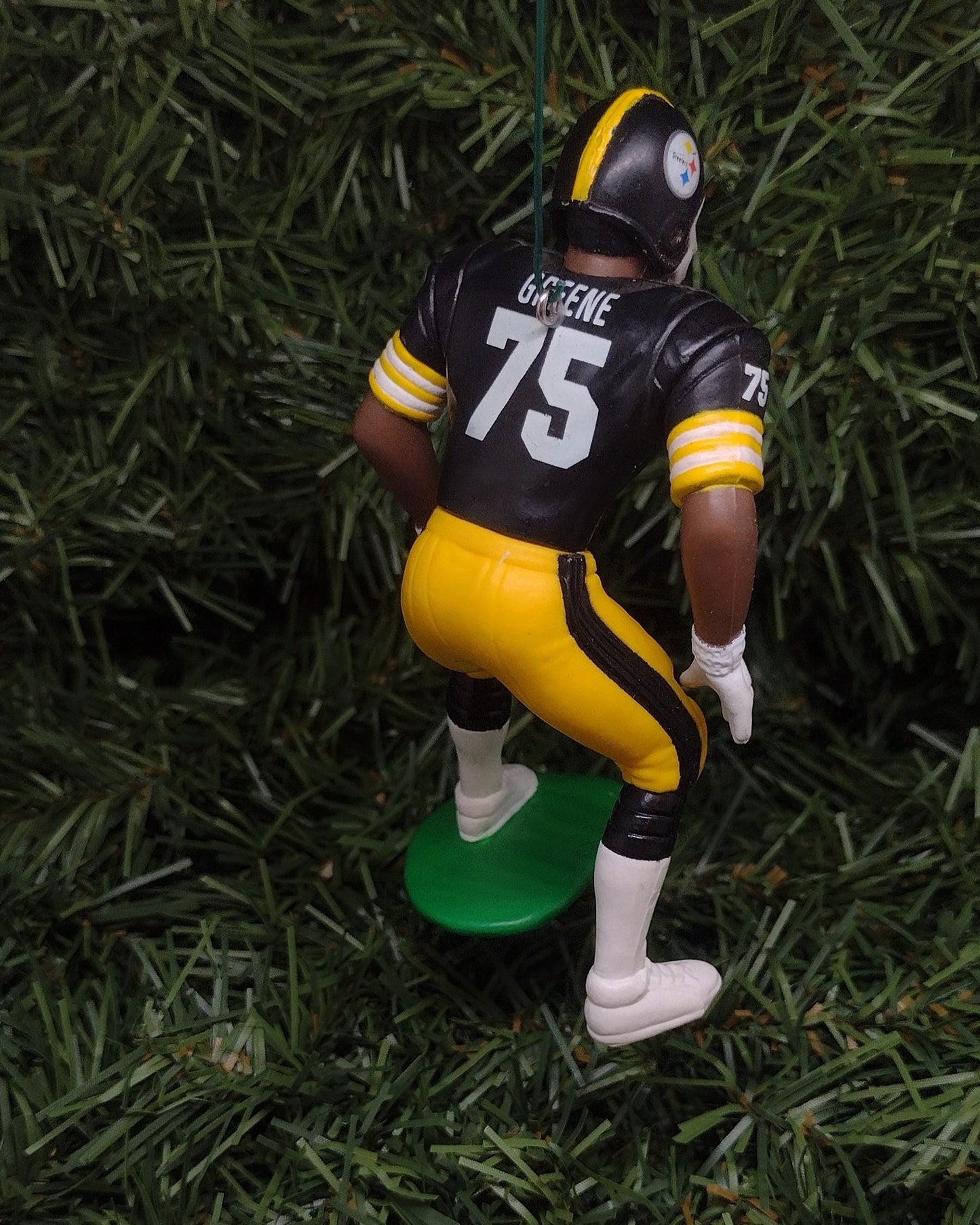 PITTSBURGH STEELERS ornament Joe Greene Christmas gift idea nfl football figure xmas tree decoration