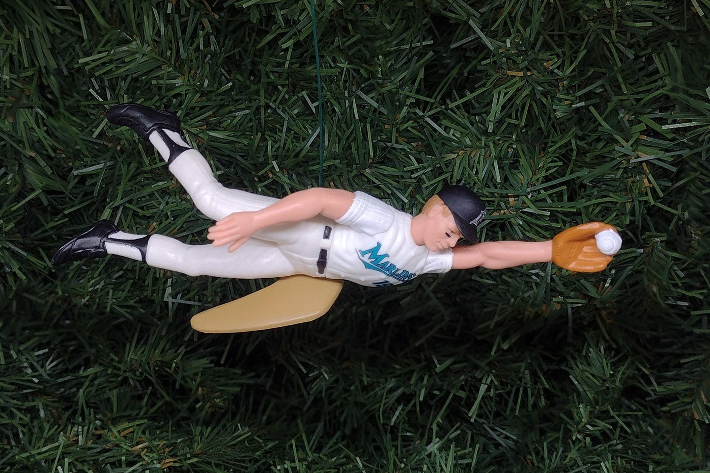 MIAMI/FLORIDA MARLINS ornaments Christmas tree decoration Ivan "Pudge" Rodriguez Bryan Harvey/Benito Santiago unique Xmas gift idea