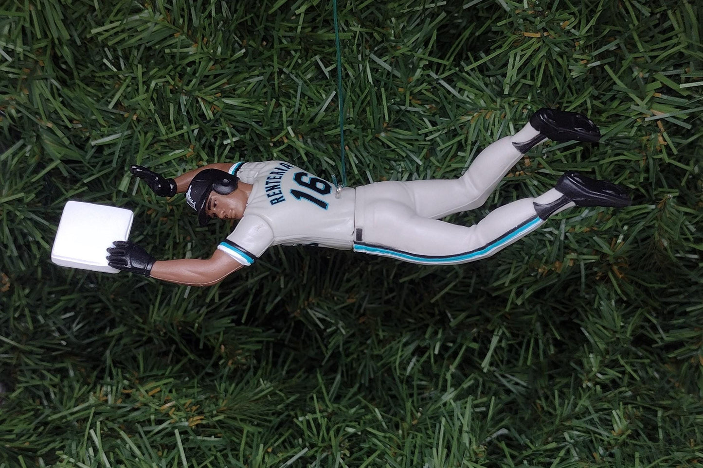 MIAMI/FLORIDA MARLINS ornaments Christmas tree decoration Ivan "Pudge" Rodriguez Bryan Harvey/Benito Santiago unique Xmas gift idea
