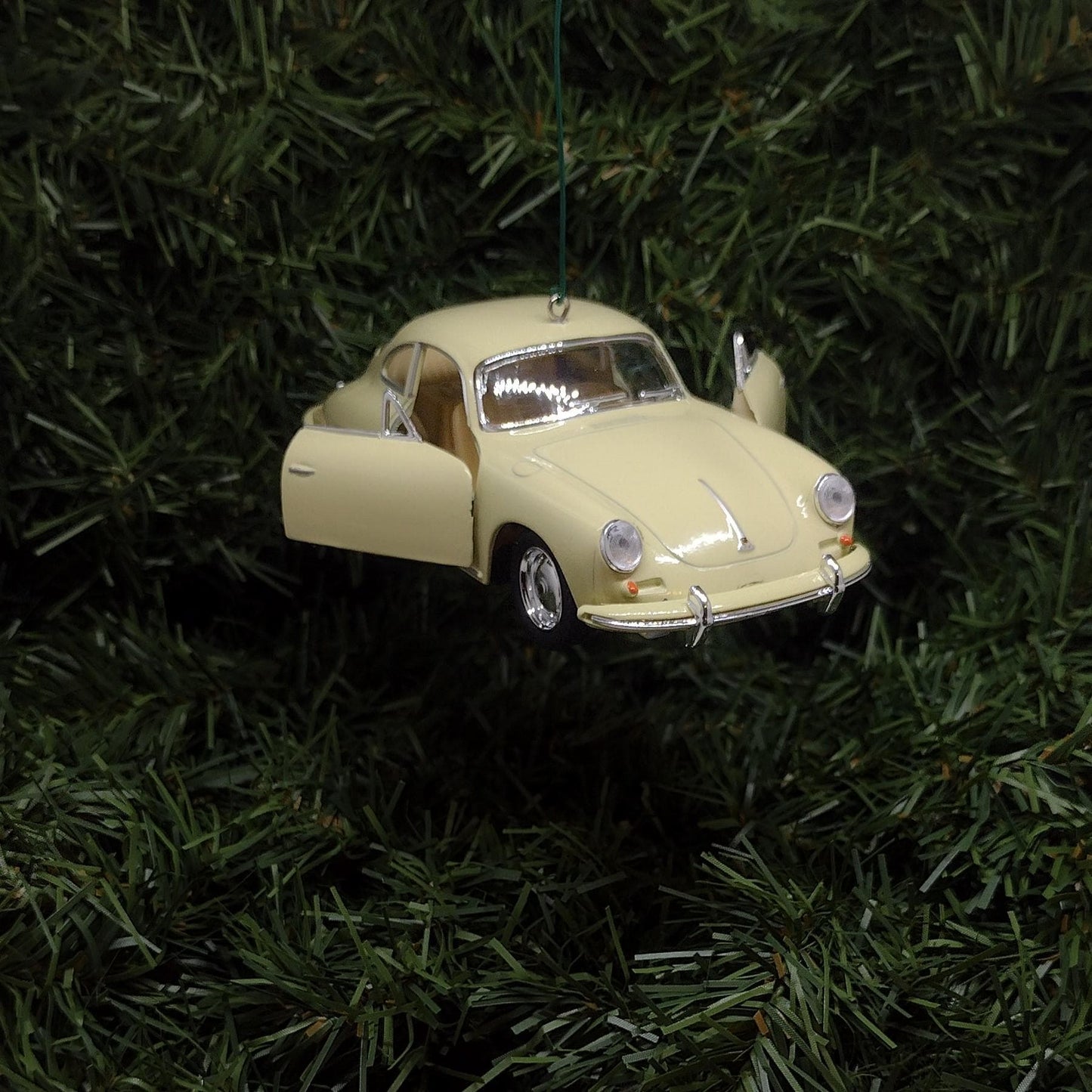 PORSCHE 356 B/C Ornament Christmas Tree Decoration Unique Gift Idea 1962-1965 Blue Cream