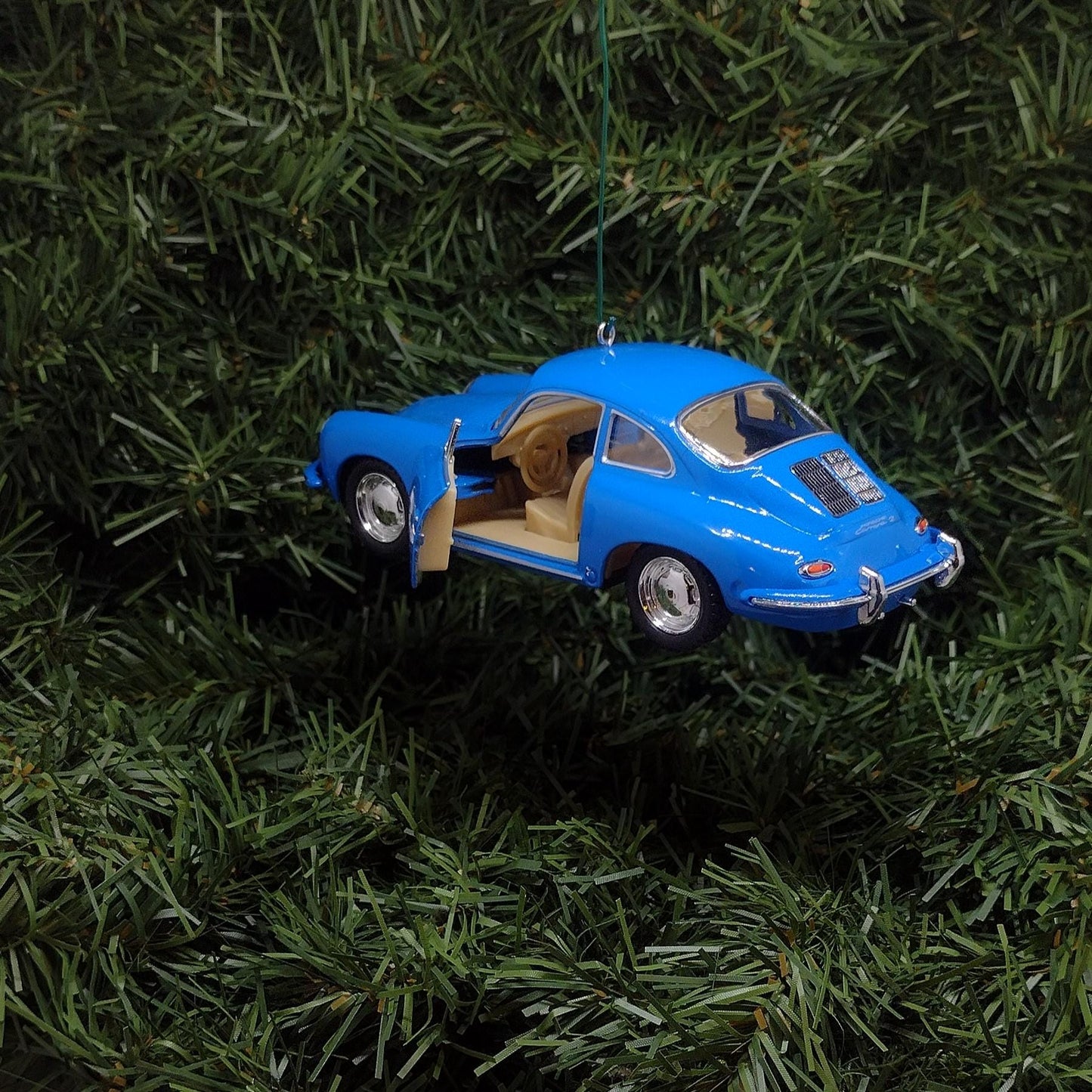 PORSCHE 356 B/C Ornament Christmas Tree Decoration Unique Gift Idea 1962-1965 Blue Cream