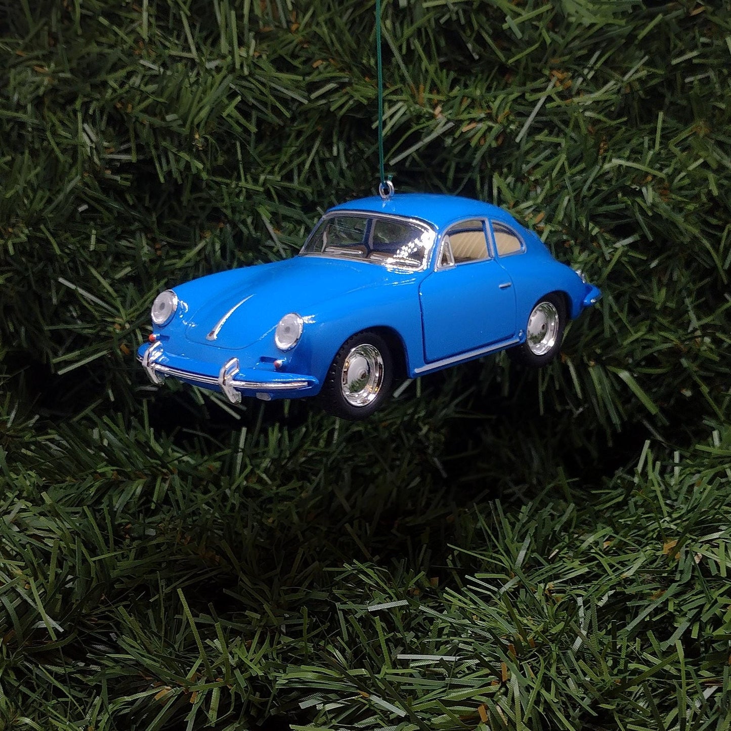PORSCHE 356 B/C Ornament Christmas Tree Decoration Unique Gift Idea 1962-1965 Blue Cream