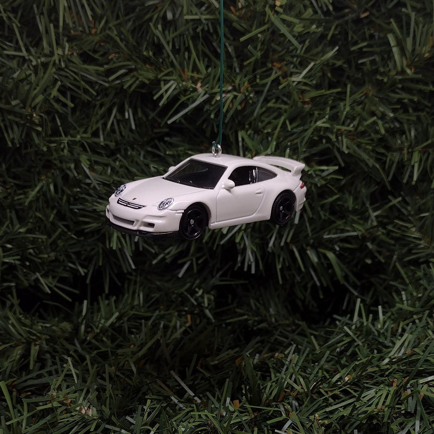 Porsche 911 GT3 Ornament Christmas Tree Decoration Unique Gift Idea 2007 White