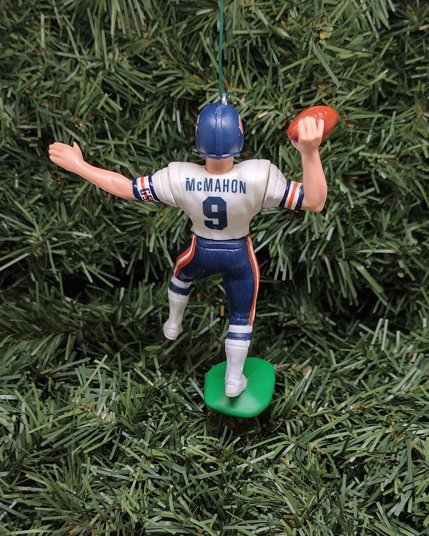CHICAGO BEARS Ornament Jim McMahon Christmas Tree Decoration NFL Football Unique Gift Idea