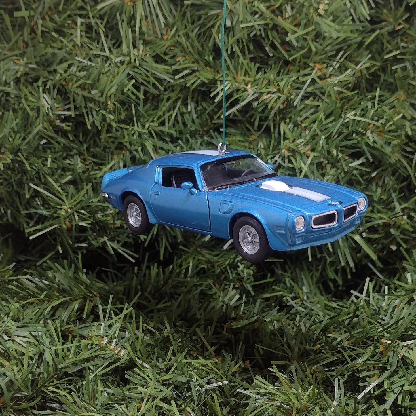 PONTIAC Firebird Trans Am 1972 Ornament Christmas Tree Decoration Fun Car Gift Unique Xmas Present Blue