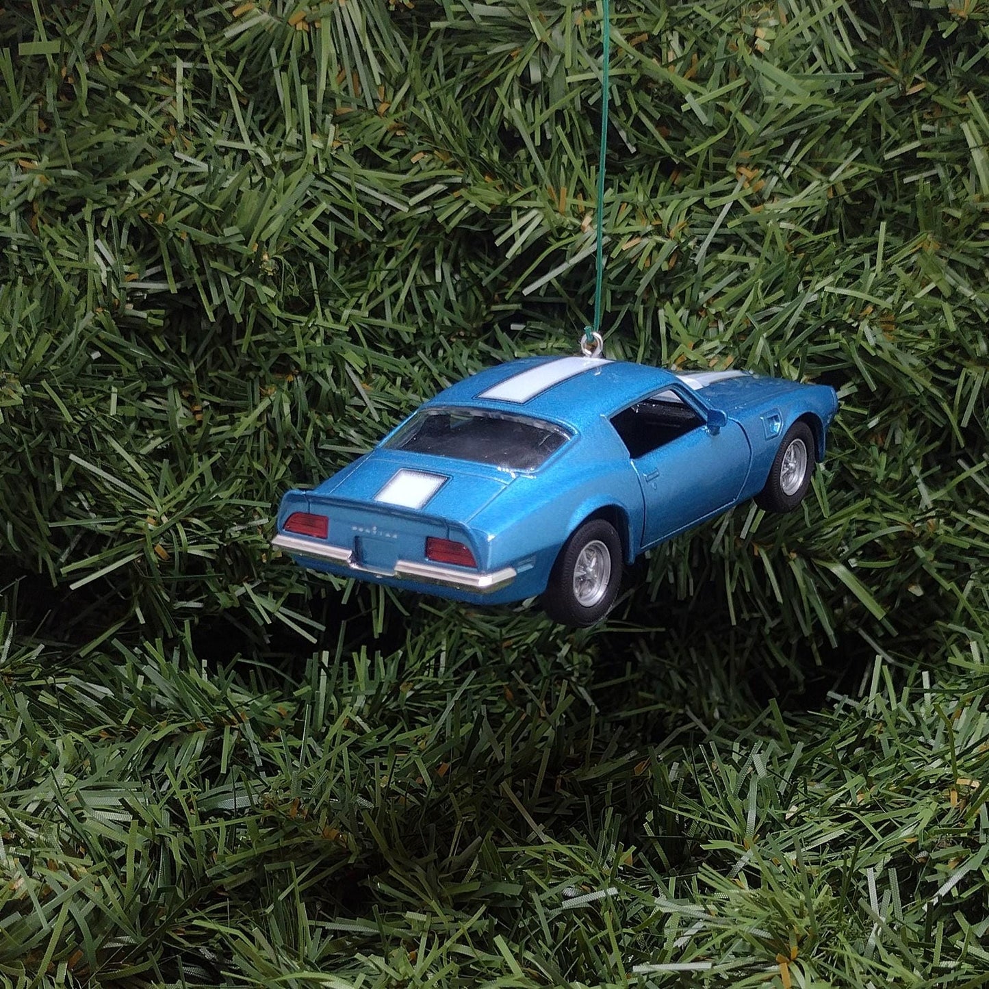 PONTIAC Firebird Trans Am 1972 Ornament Christmas Tree Decoration Fun Car Gift Unique Xmas Present Blue