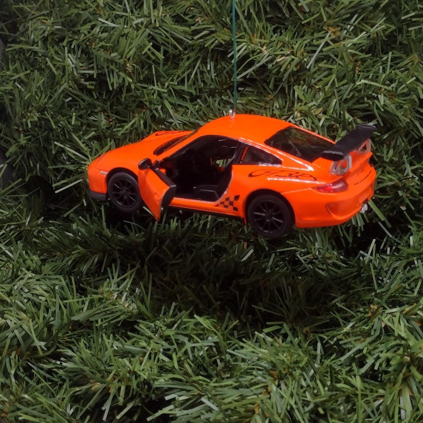 PORSCHE 911 GT3 RS Ornament Christmas Tree Decoration Unique Gift Idea 2010 gt3rs Orange