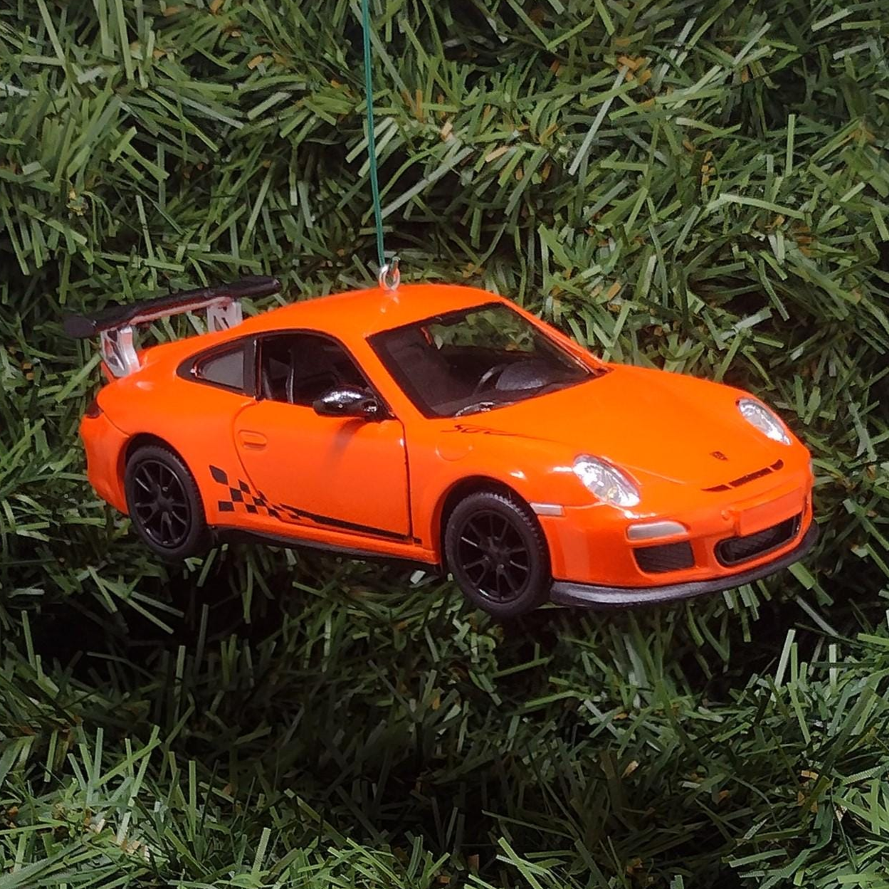 PORSCHE 911 GT3 RS Ornament Christmas Tree Decoration Unique Gift Idea 2010 gt3rs Orange