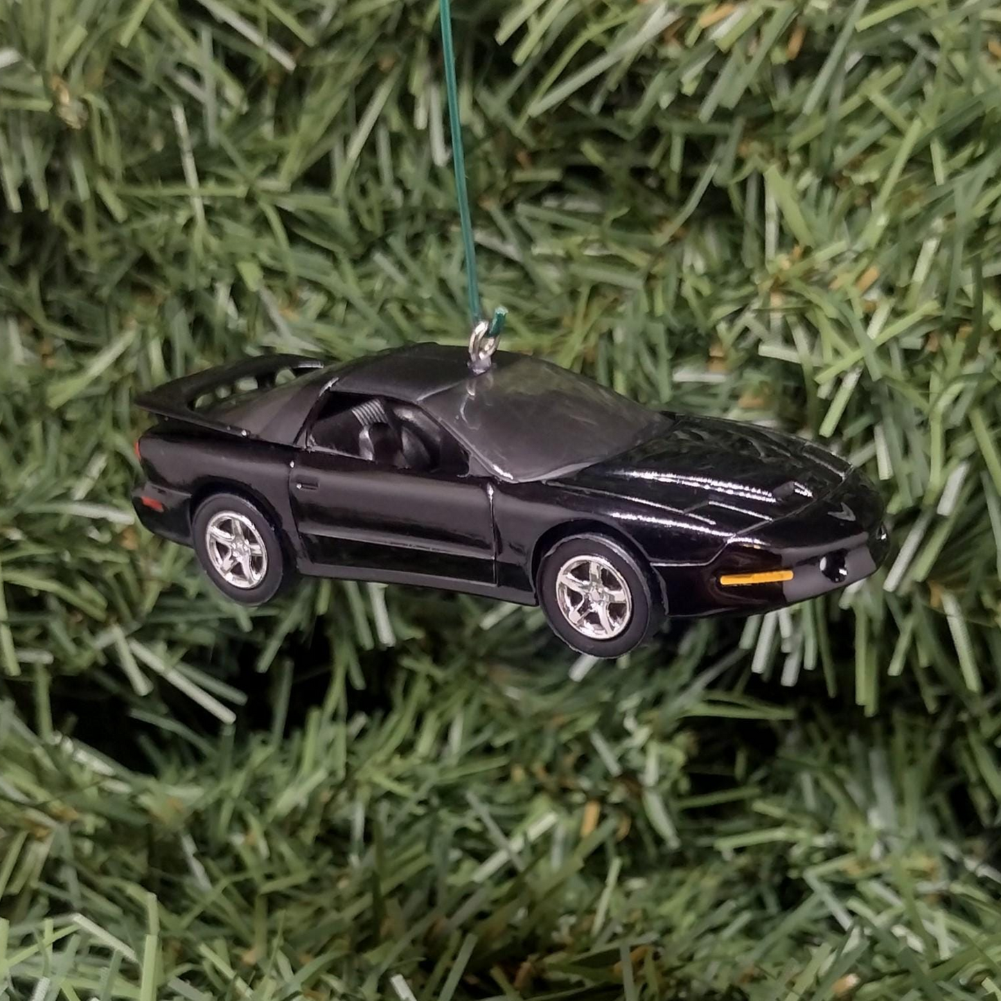 Pontiac Firebird Ornament 1997 Christmas Tree Decoration Trans Am WS6 Unique Xmas Gift Black Nicely Detailed